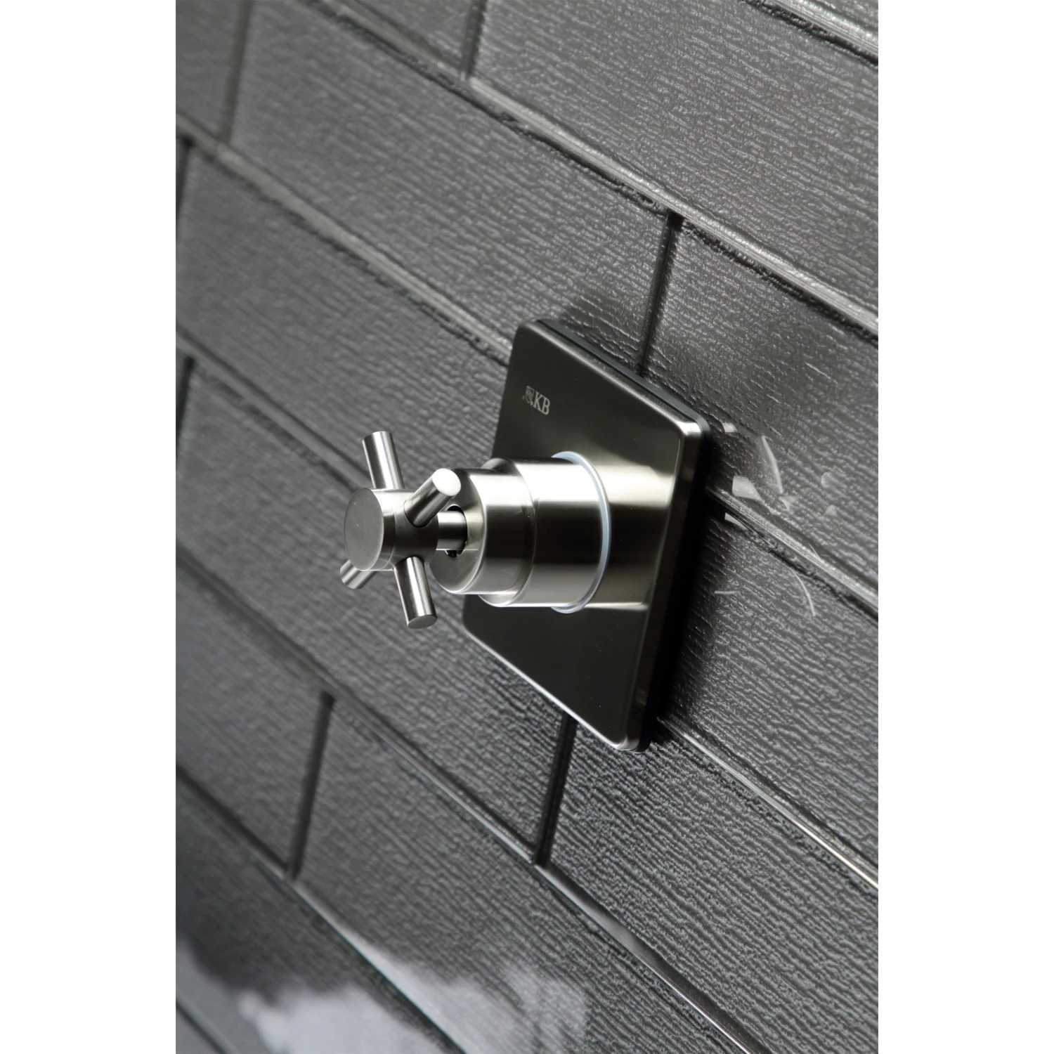 Kingston Sona KS3048DX - Concord Single-Handle Three-Way Diverter Valve with Square Trim Kit, Brushed Nickel - Image 5