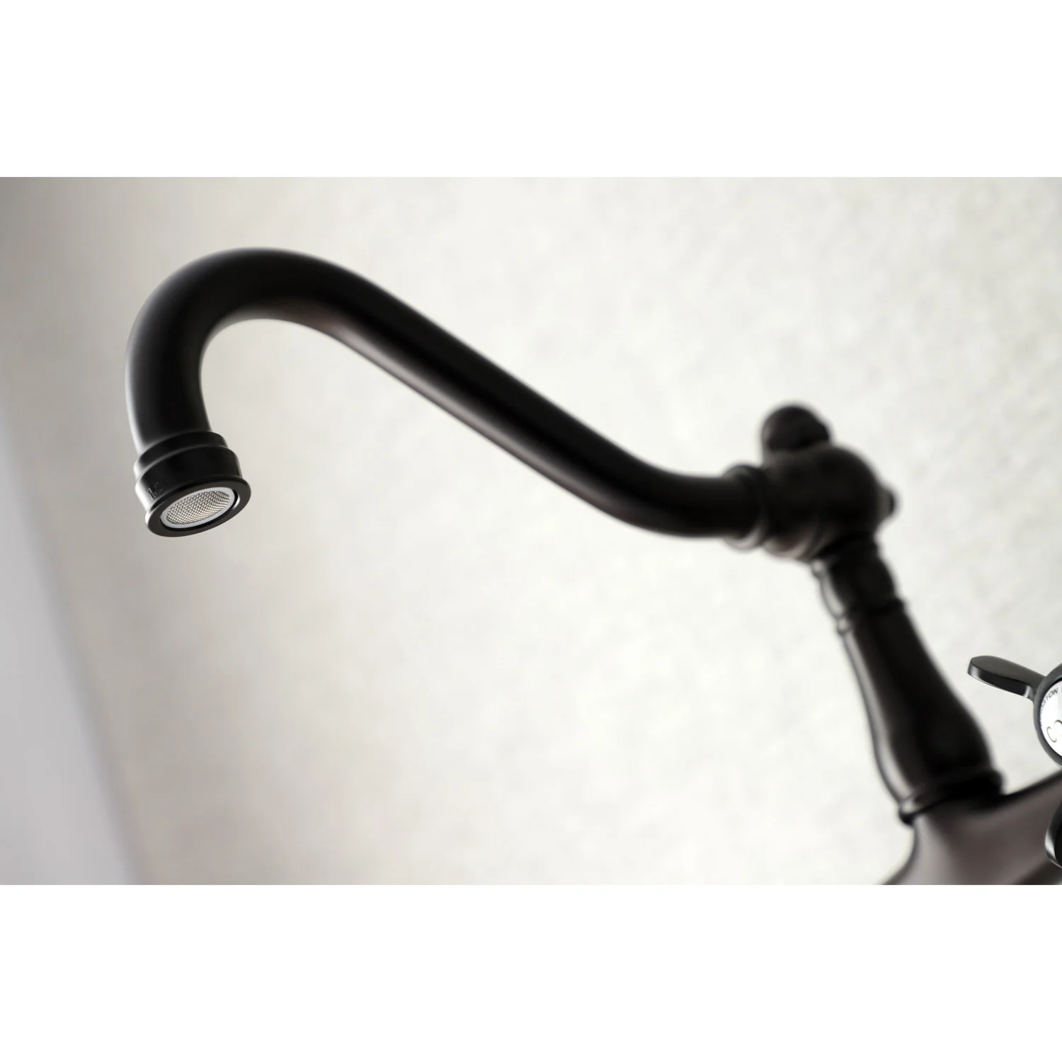 Kingston Heirloom KS3245BEX - Essex Double-Handle 2-Hole Wall Mount Bathroom Faucet, Oil Rubbed Bronze - Image 5