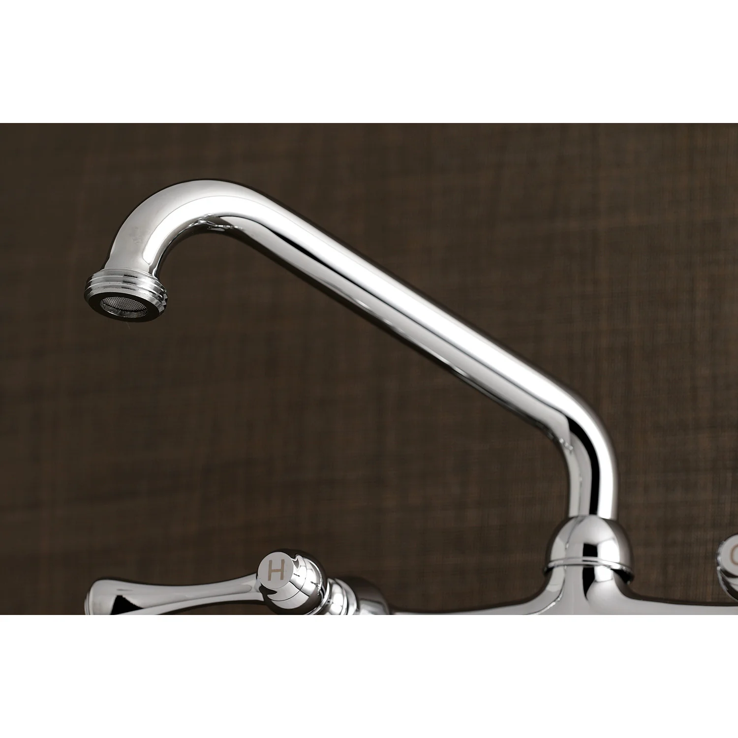 Kingston Heirloom KS373C - Kingston Double-Handle 2-Hole Wall Mount Laundry Faucet, Polished Chrome - Image 3