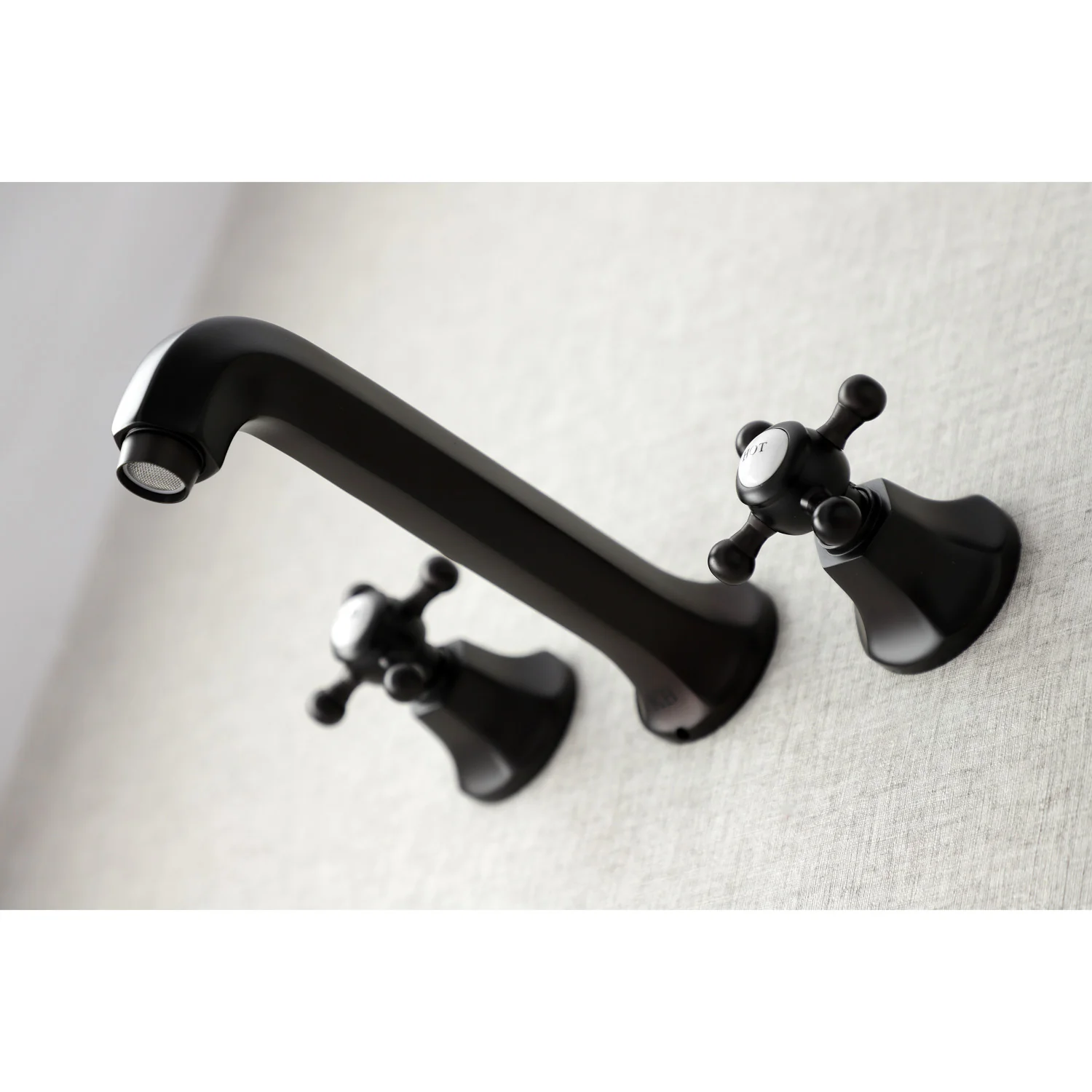 Kingston Tulare KS4025BX - Metropolitan Two-Handle 3-Hole Wall Mount Tub Faucet, Oil Rubbed Bronze - Image 3