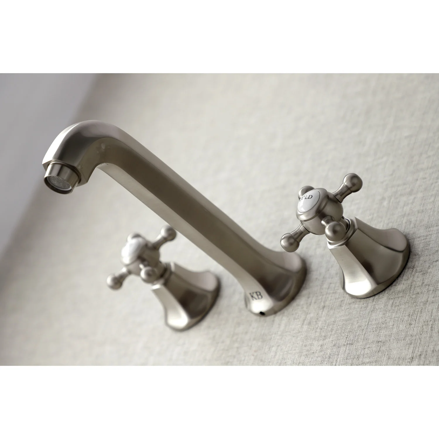 Kingston Tulare KS4028BX - Metropolitan Two-Handle 3-Hole Wall Mount Tub Faucet, Brushed Nickel - Image 4