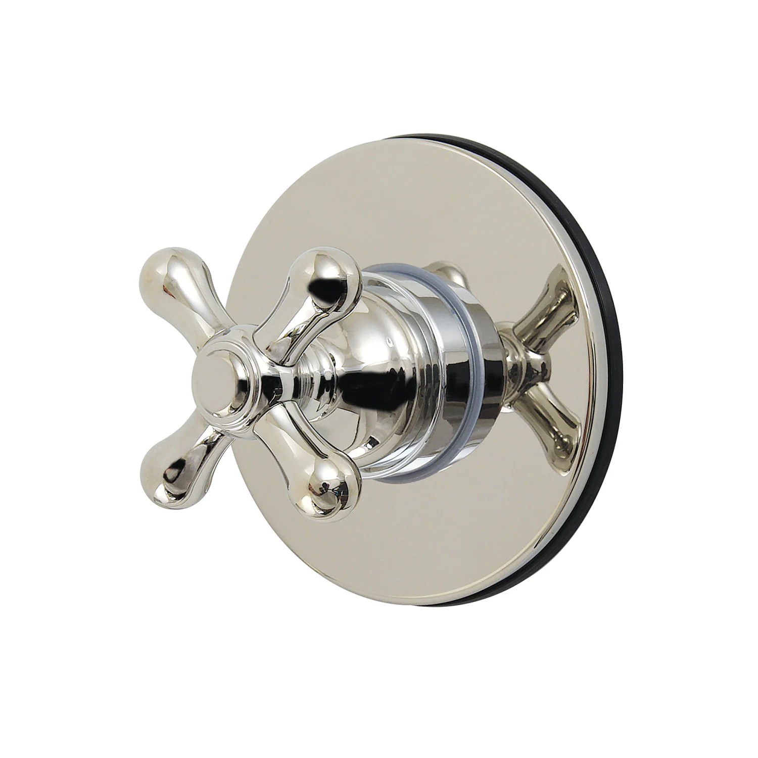 Kingston Heirloom KS4036AX - Restoration Single-Handle Six-Way Diverter Valve with Round Trim Kit, Polished Nickel
