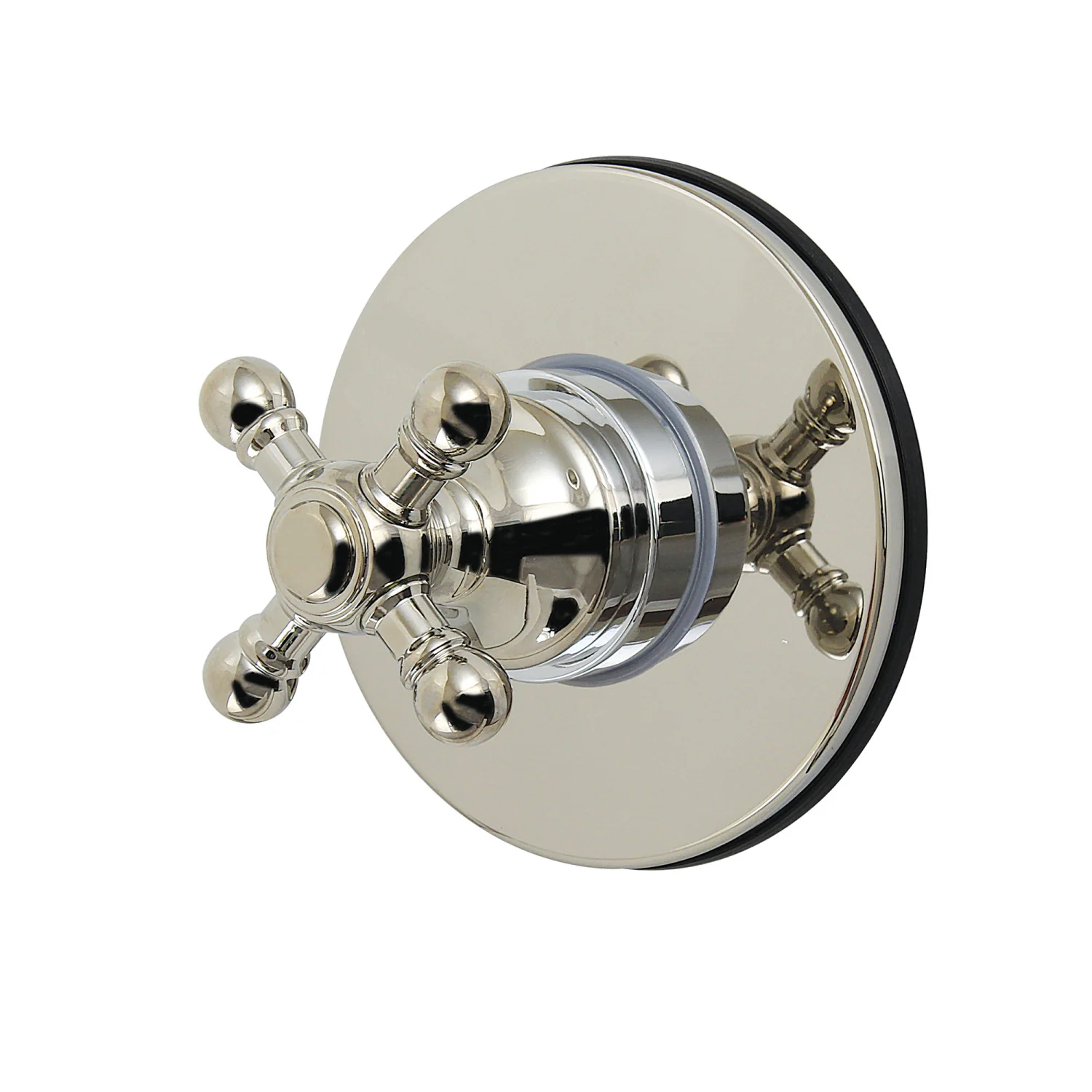 Kingston Heirloom KS4036BX - Metropolitan Single-Handle Six-Way Diverter Valve with Round Trim Kit, Polished Nickel