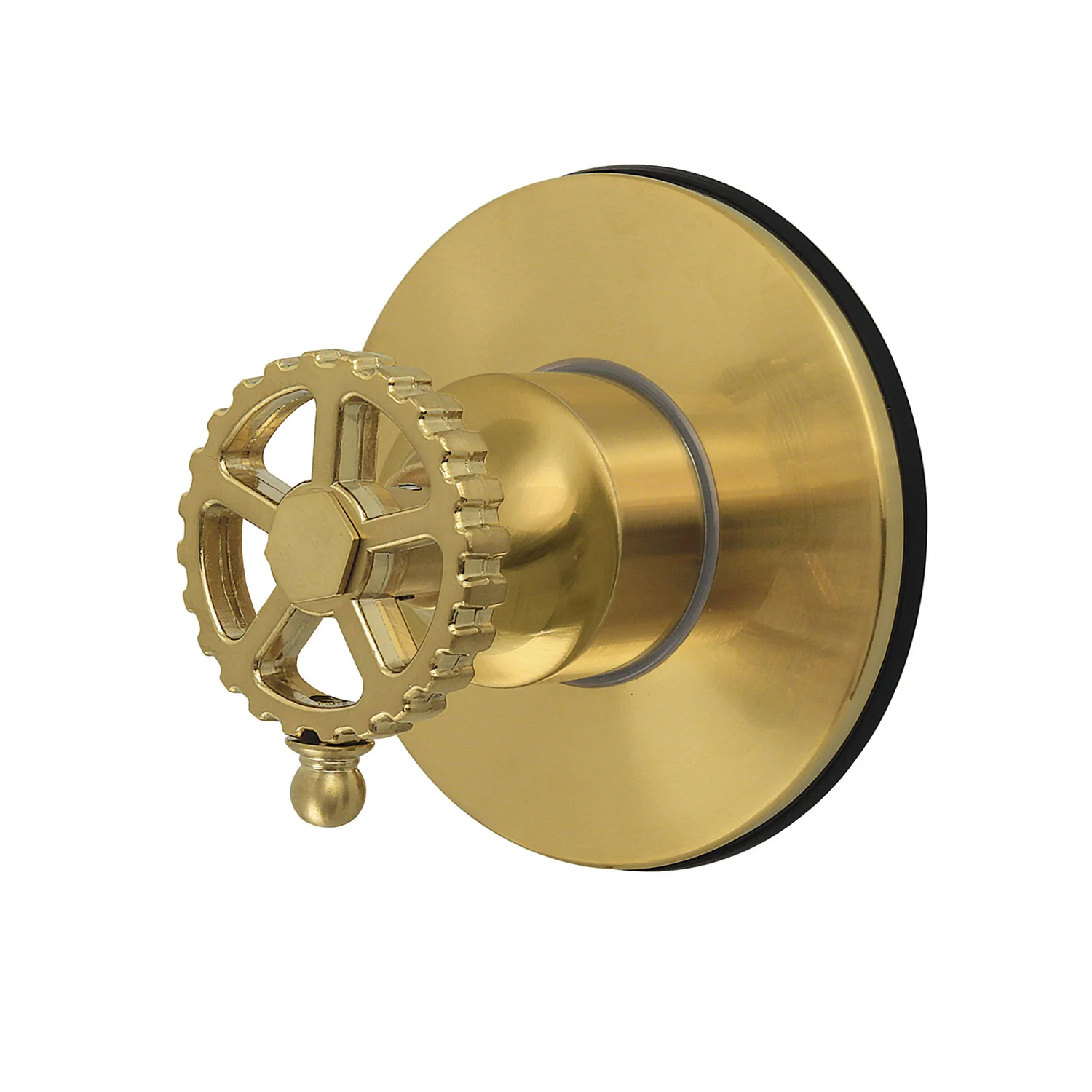 Kingston Sona KS4037CG - Fuller Single-Handle Six-Way Diverter Valve with Round Trim Kit, Brushed Brass