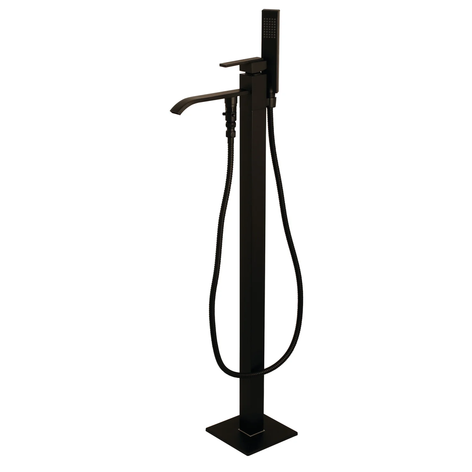 Kingston Sona KS4135QLL - Executive Single-Handle 1-Hole Freestanding Tub Faucet with Hand Shower, Oil Rubbed Bronze
