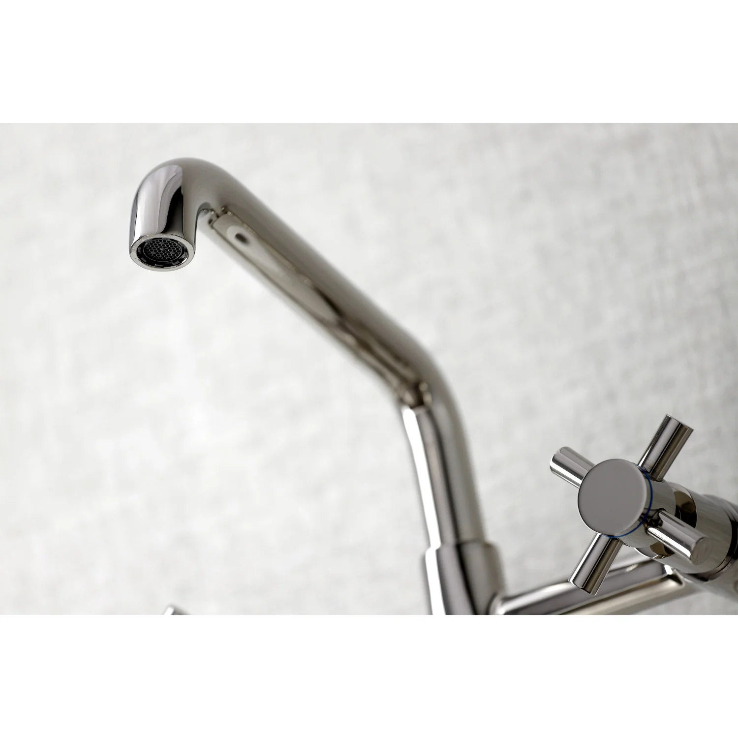 Kingston Sona KS423PN - Concord Two-Handle 2-Hole Wall Mount Kitchen Faucet, Polished Nickel - Image 4