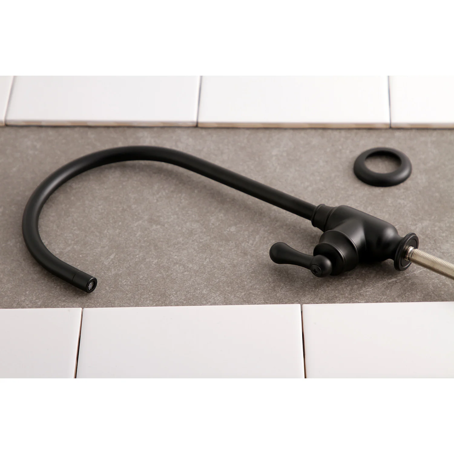 Kingston Heirloom KS5190AL - Royale Single-Handle 1-Hole Deck Mount Water Filtration Faucet, Matte Black - Image 6