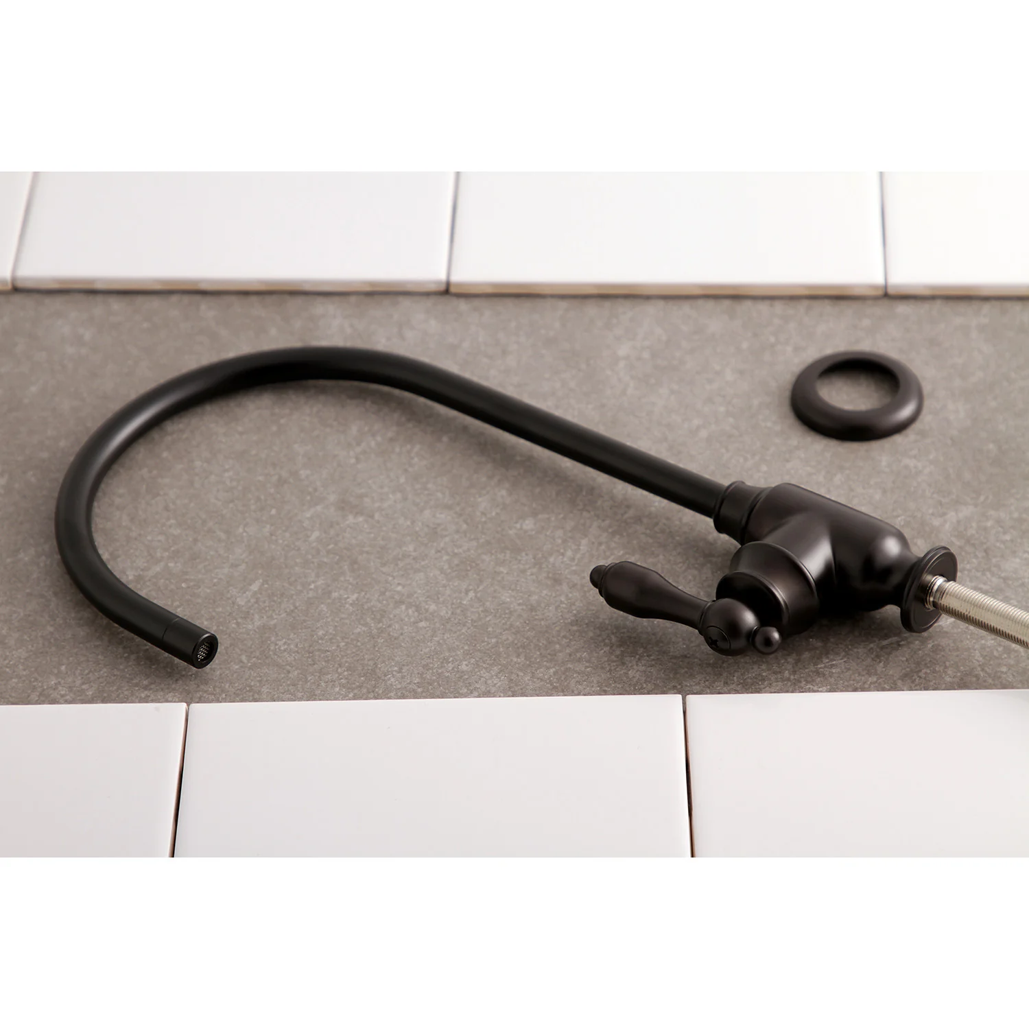 Kingston Heirloom KS5195TAL - Tudor Single-Handle 1-Hole Deck Mount Water Filtration Faucet, Oil Rubbed Bronze - Image 6