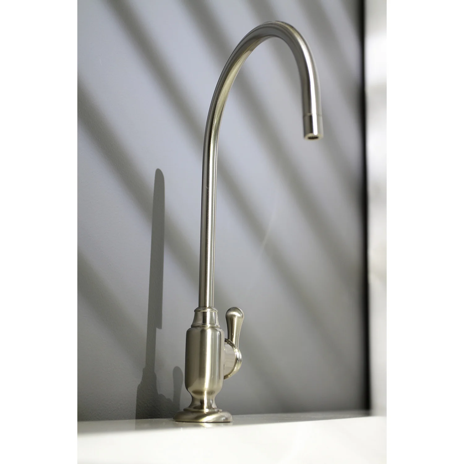 Kingston Heirloom KS5198AL - Royale Single-Handle 1-Hole Deck Mount Water Filtration Faucet, Brushed Nickel - Image 3