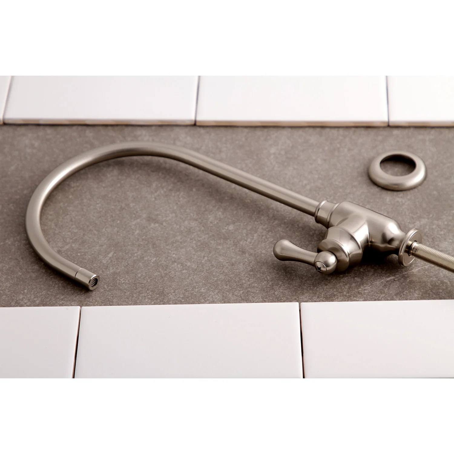 Kingston Heirloom KS5198AL - Royale Single-Handle 1-Hole Deck Mount Water Filtration Faucet, Brushed Nickel - Image 6