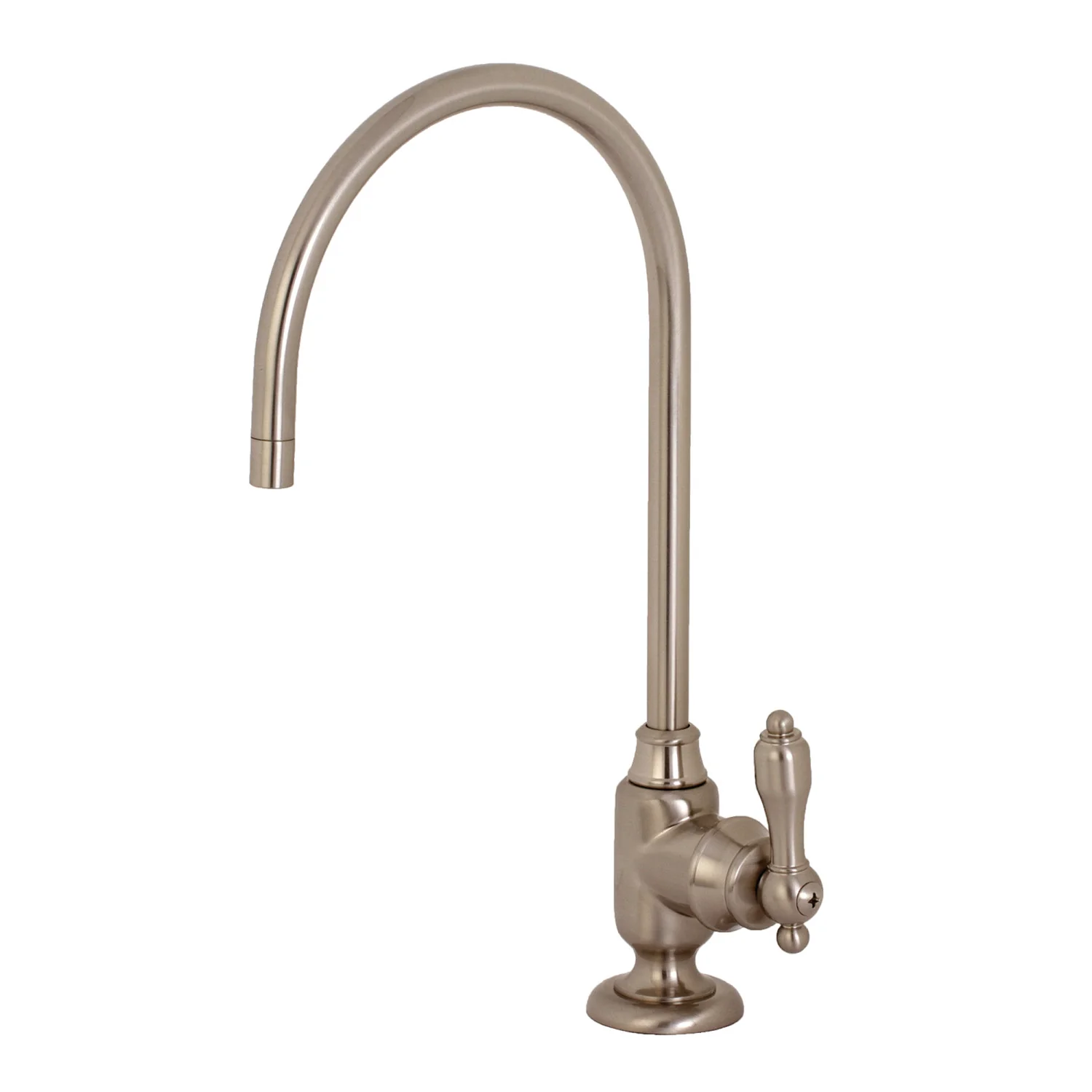 Kingston Heirloom KS5198TAL - Tudor Single-Handle 1-Hole Deck Mount Water Filtration Faucet, Brushed Nickel