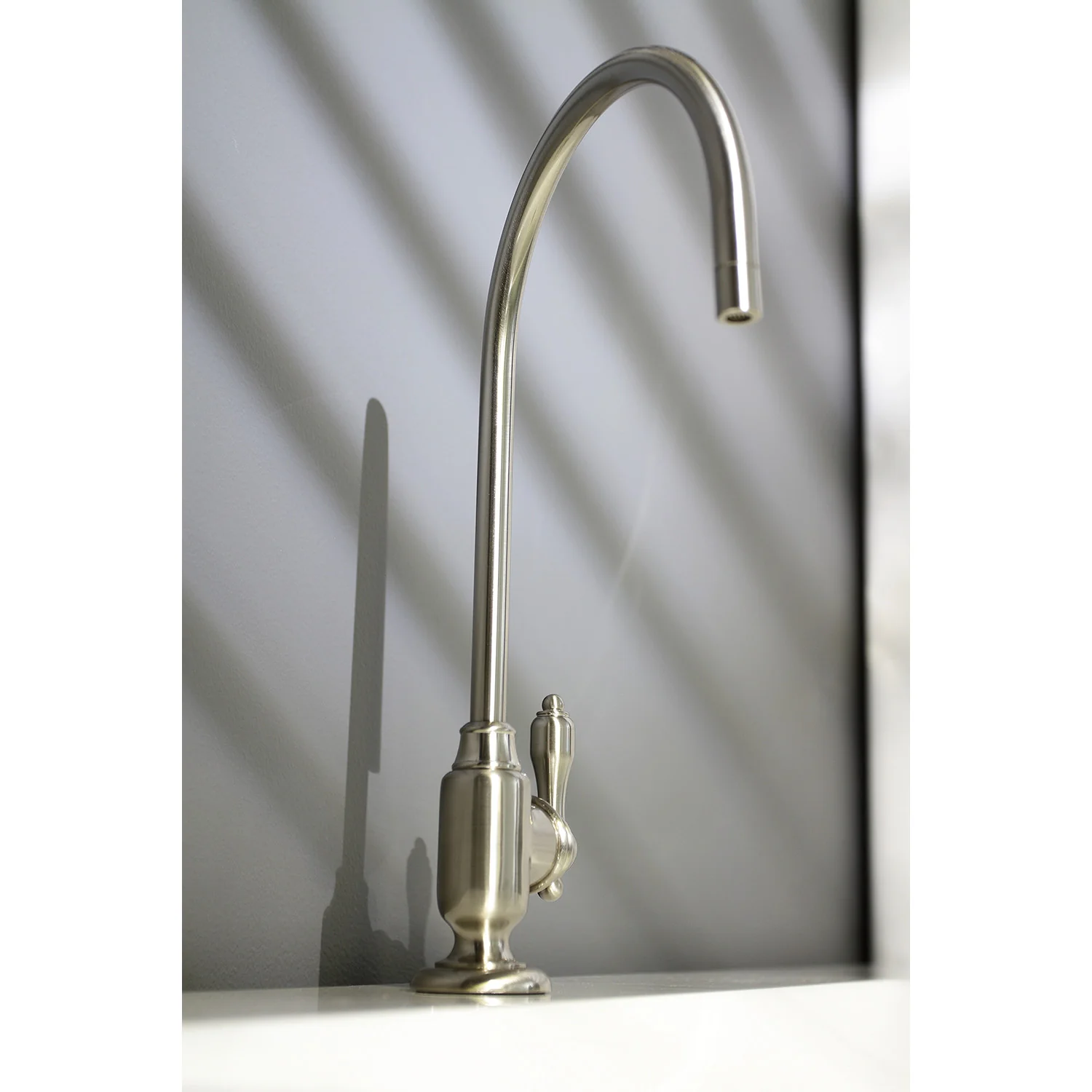Kingston Heirloom KS5198TAL - Tudor Single-Handle 1-Hole Deck Mount Water Filtration Faucet, Brushed Nickel - Image 3