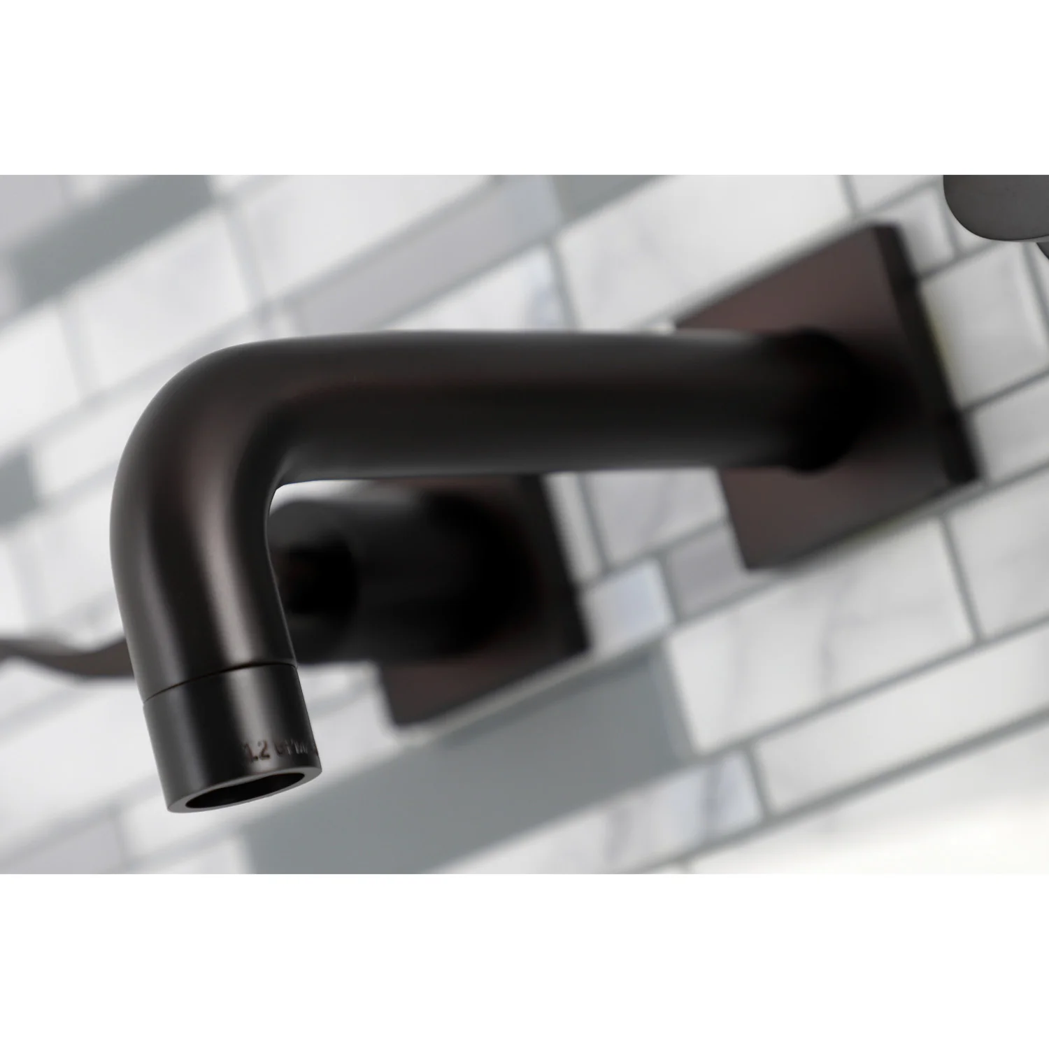Kingston Tulare KS6125DFL - NuWave Double-Handle 3-Hole Wall Mount Bathroom Faucet, Oil Rubbed Bronze - Image 3