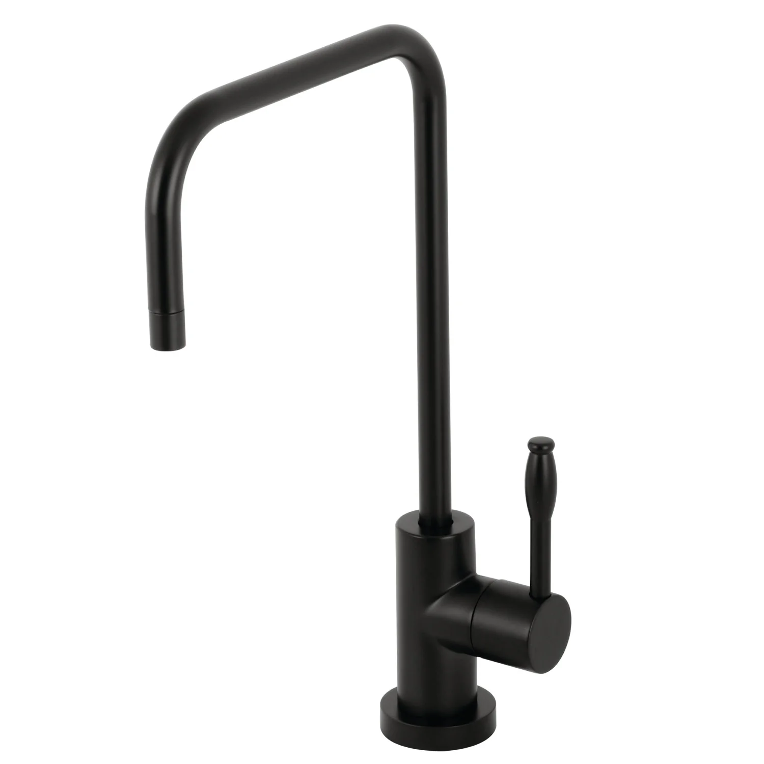 Kingston Sona KS6190NKL - Nustudio Single-Handle 1-Hole Deck Mount Water Filtration Faucet, Matte Black