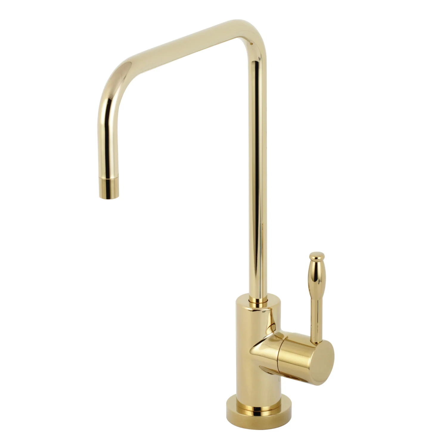 Kingston Sona KS6192NKL - Nustudio Single-Handle 1-Hole Deck Mount Water Filtration Faucet, Polished Brass