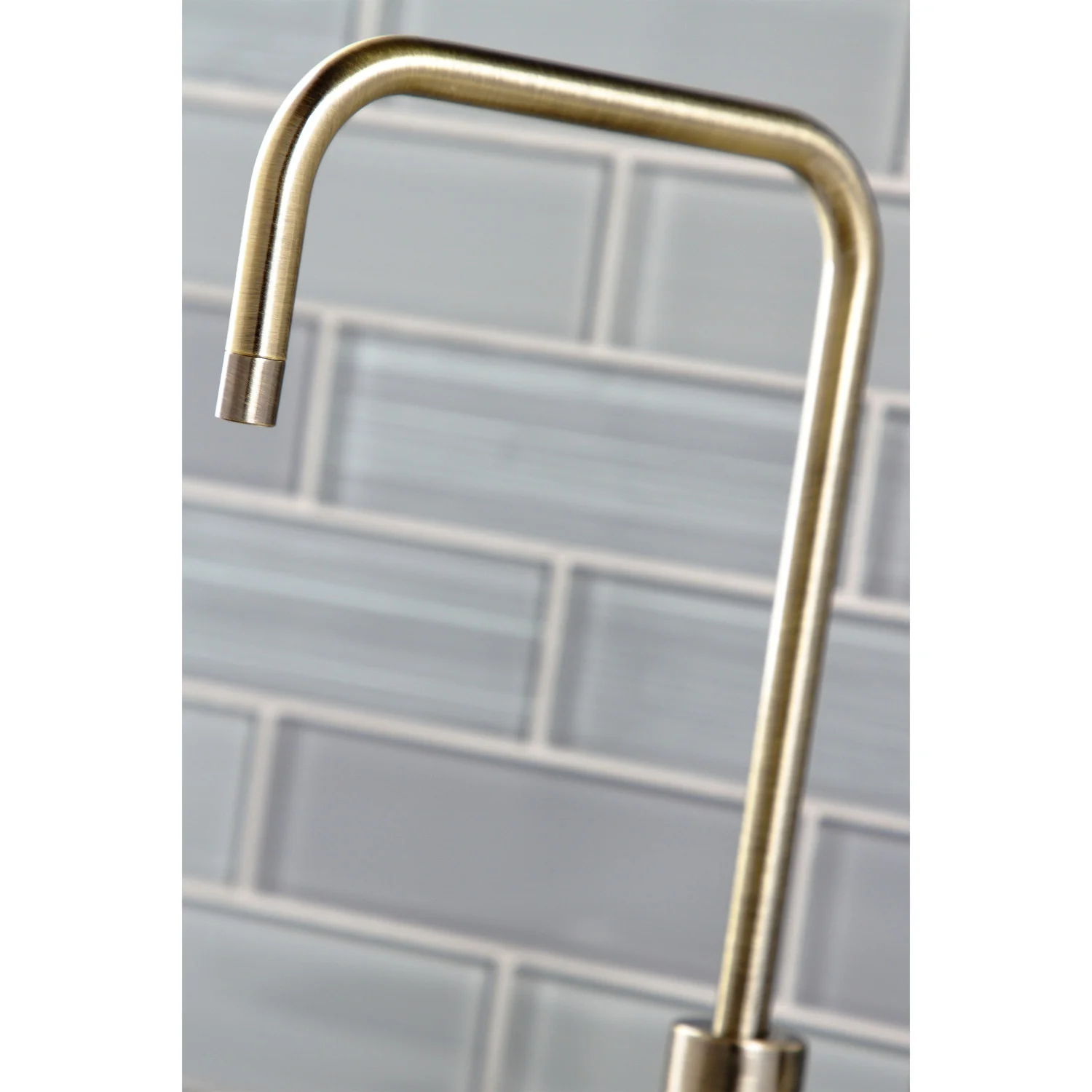 Kingston Sona KS6193NKL - Nustudio Single-Handle 1-Hole Deck Mount Water Filtration Faucet, Antique Brass - Image 3