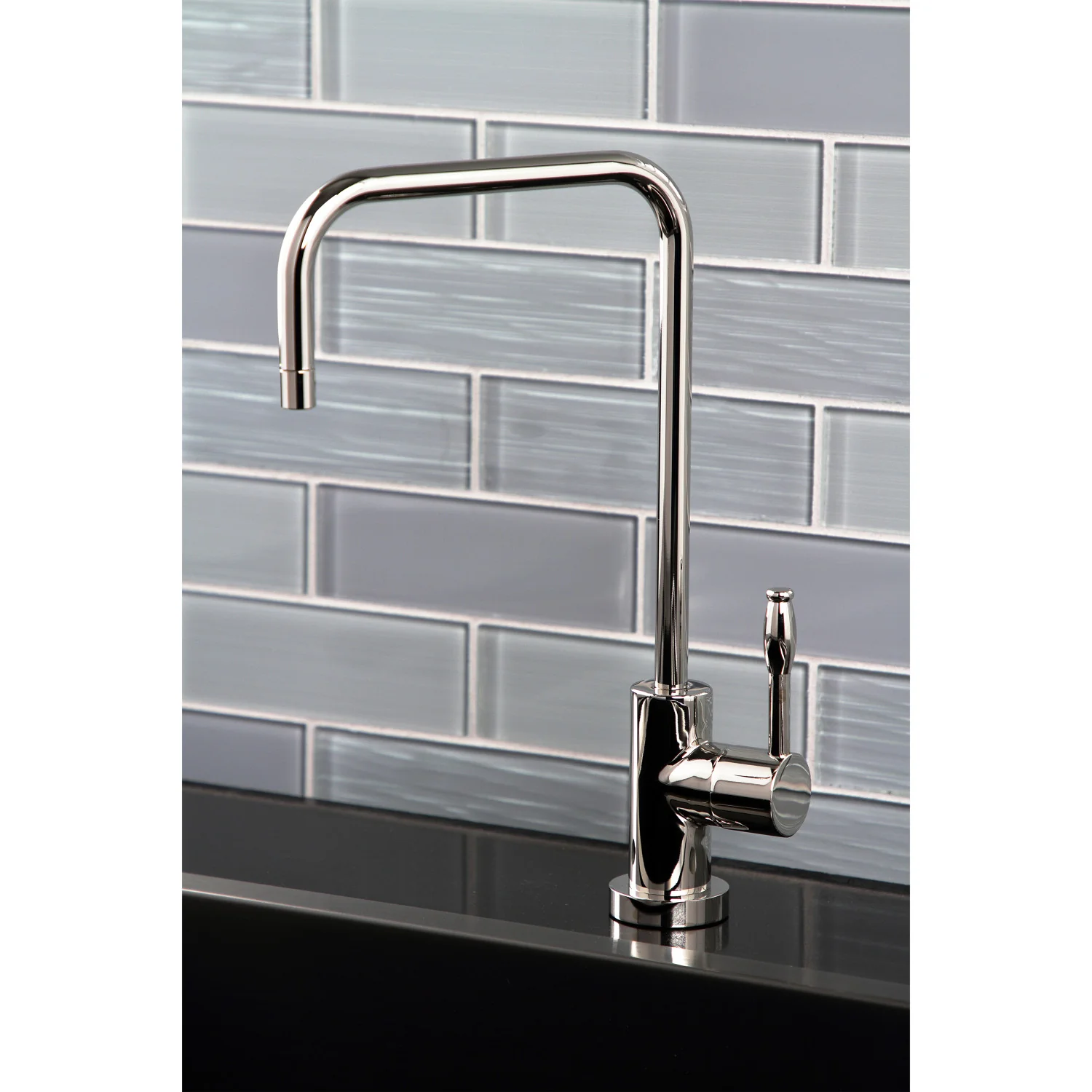 Kingston Sona KS6196NKL - Nustudio Single-Handle 1-Hole Deck Mount Water Filtration Faucet, Polished Nickel - Image 5