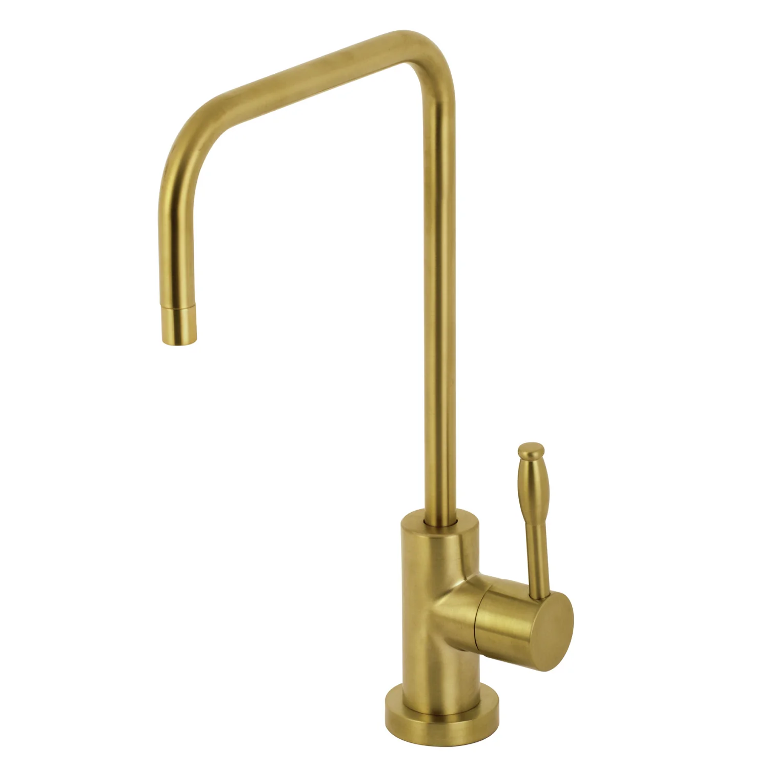 Kingston Sona KS6197NKL - Nustudio Single-Handle 1-Hole Deck Mount Water Filtration Faucet, Brushed Brass