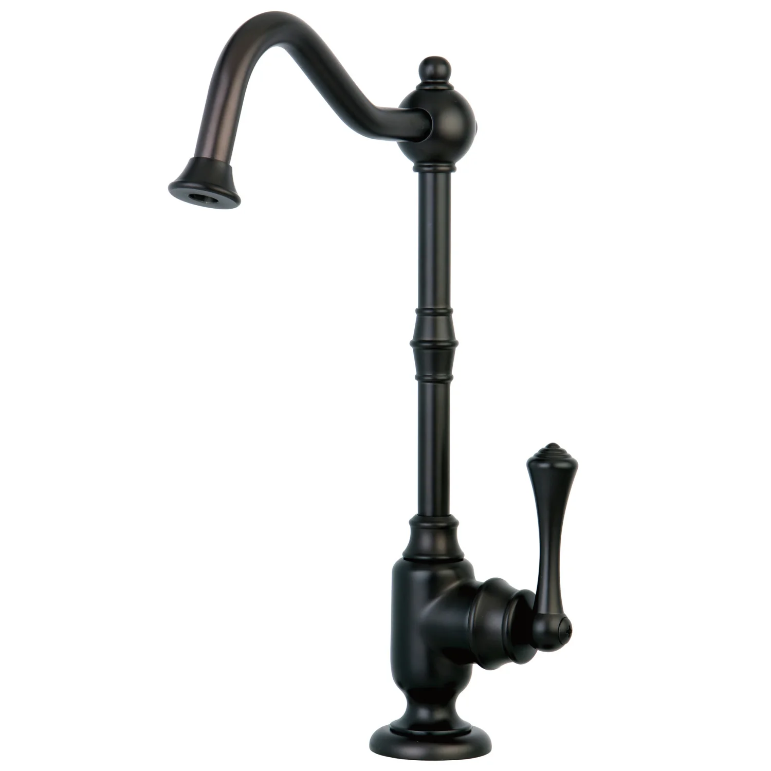 Kingston Heirloom KS7395BL - Vintage Single-Handle 1-Hole Deck Mount Water Filtration Faucet, Oil Rubbed Bronze