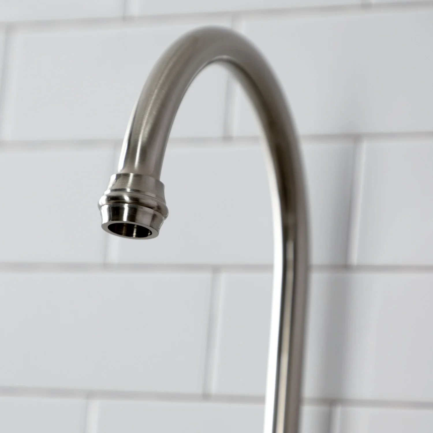 Kingston Heirloom KS7798AXBS - English Country Two-Handle 3-Hole Deck Mount Bridge Kitchen Faucet with Brass Sprayer, Brushed Nickel - Image 7