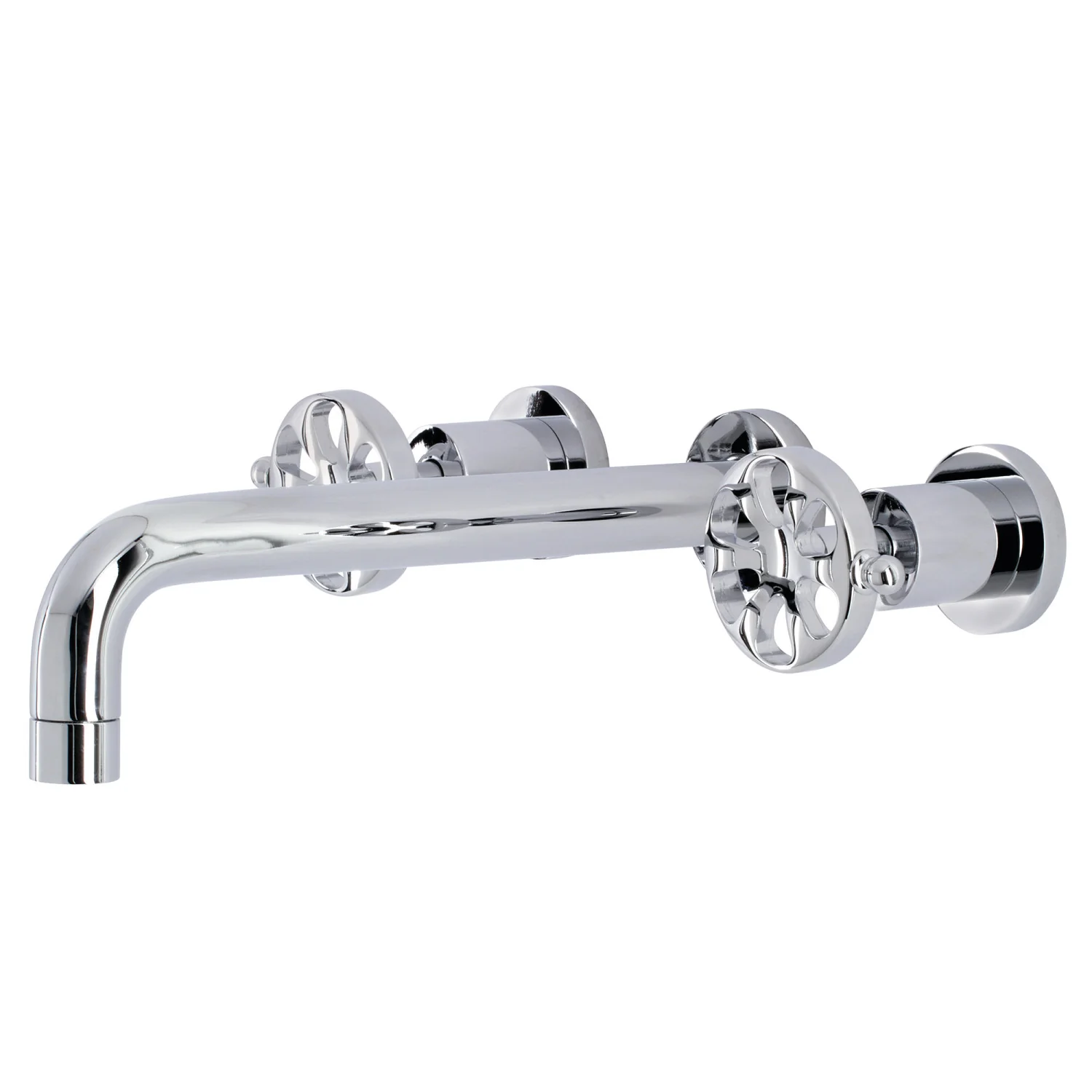 Kingston Sona KS8021RX - Belknap Two-Handle 3-Hole Wall Mount Tub Faucet, Polished Chrome