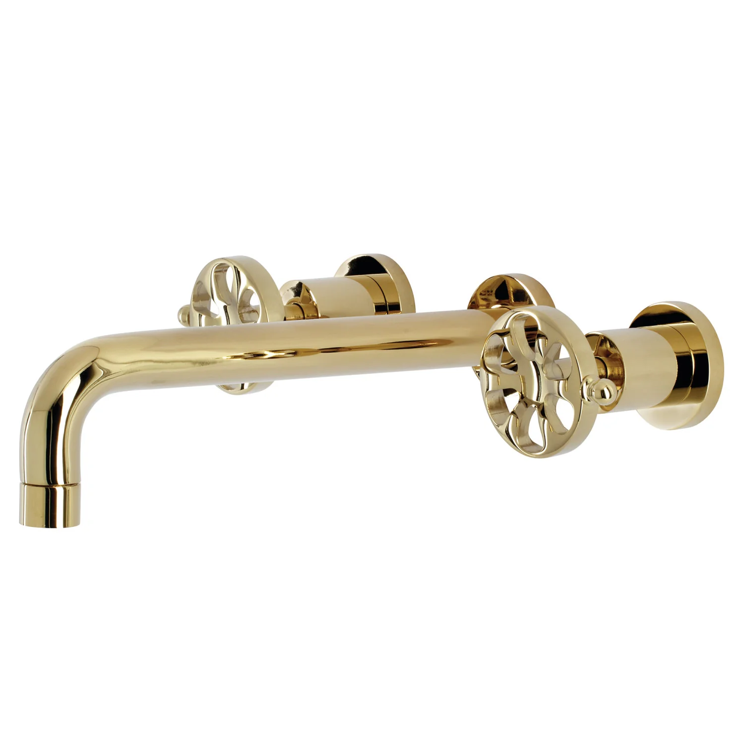 Kingston Sona KS8022RX - Belknap Two-Handle 3-Hole Wall Mount Tub Faucet, Polished Brass