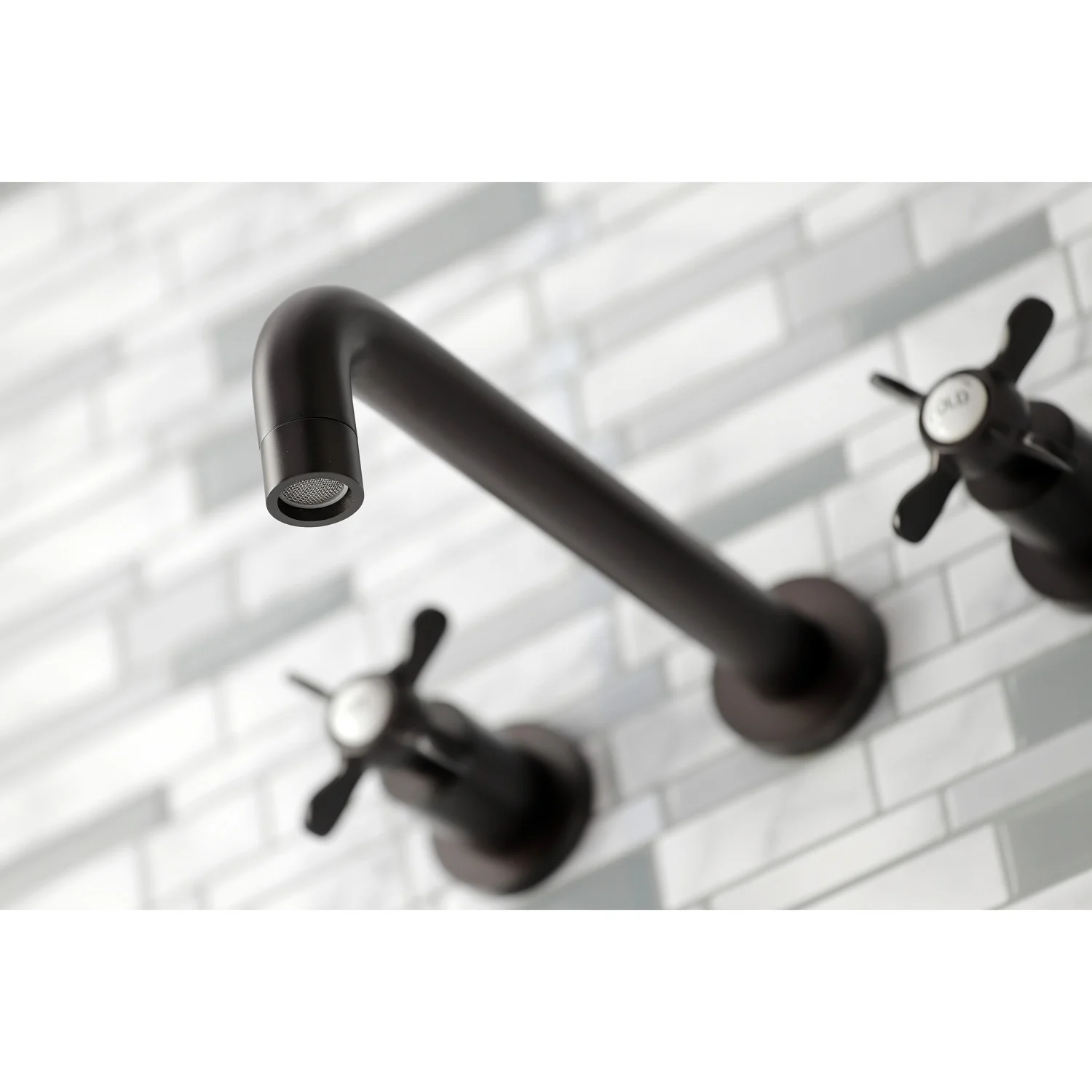 Kingston Tulare KS8025BEX - Essex Two-Handle 3-Hole Wall Mount Tub Faucet, Oil Rubbed Bronze - Image 3