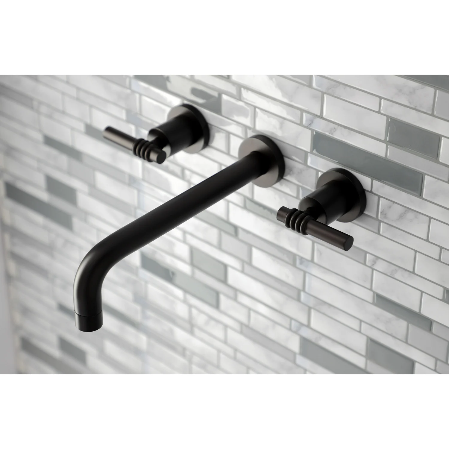 Kingston Sona KS8025ML - Milano Two-Handle 3-Hole Wall Mount Tub Faucet, Oil Rubbed Bronze - Image 8