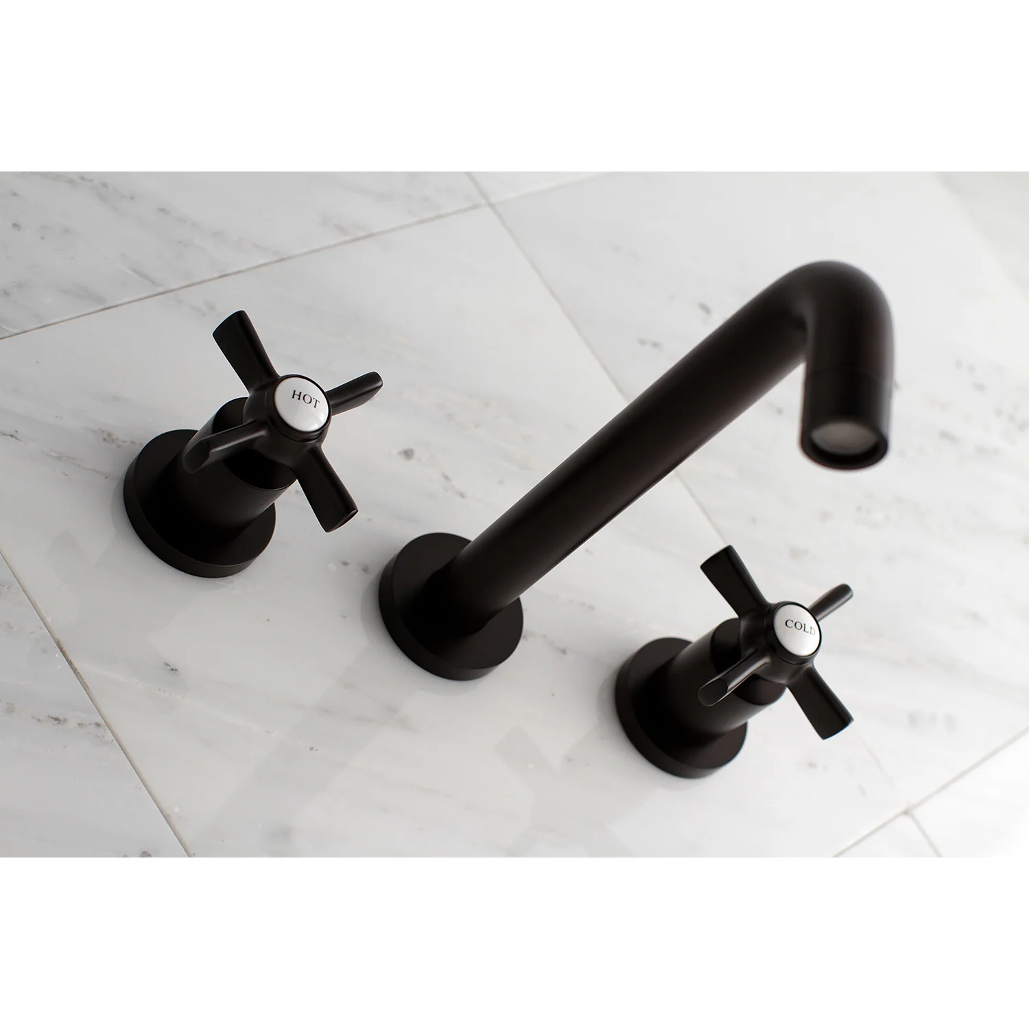 Kingston Sona KS8025ZX - Millennium Two-Handle 3-Hole Wall Mount Tub Faucet, Oil Rubbed Bronze - Image 4