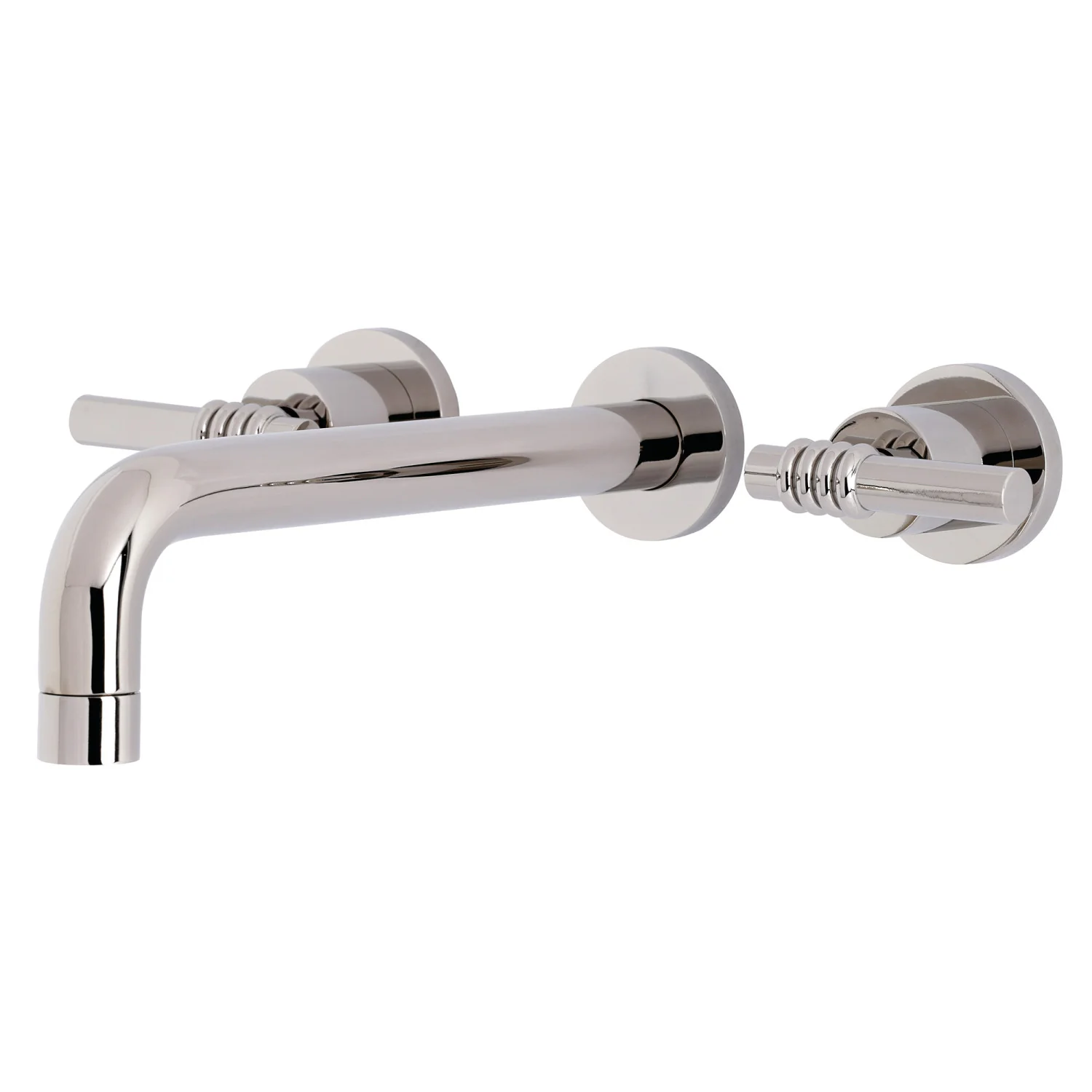 Kingston Sona KS8026ML - Milano Two-Handle 3-Hole Wall Mount Tub Faucet, Polished Nickel
