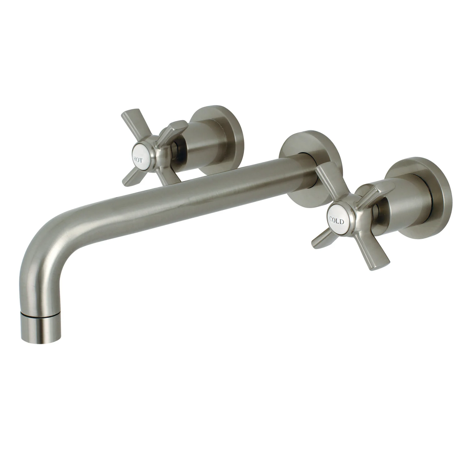 Kingston Sona KS8028ZX - Millennium Two-Handle 3-Hole Wall Mount Tub Faucet, Brushed Nickel