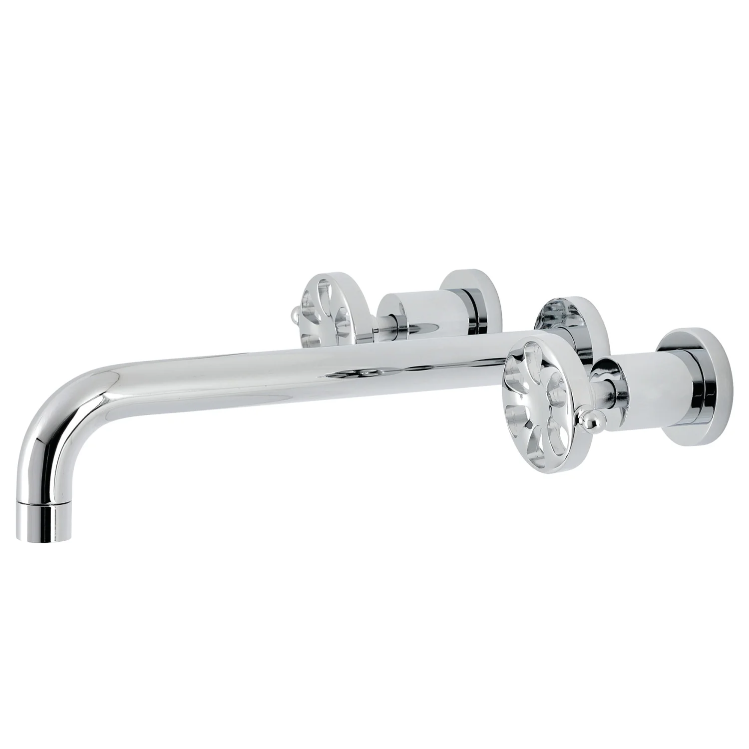 Kingston Sona KS8051RX - Belknap Two-Handle 3-Hole Wall Mount Tub Faucet, Polished Chrome