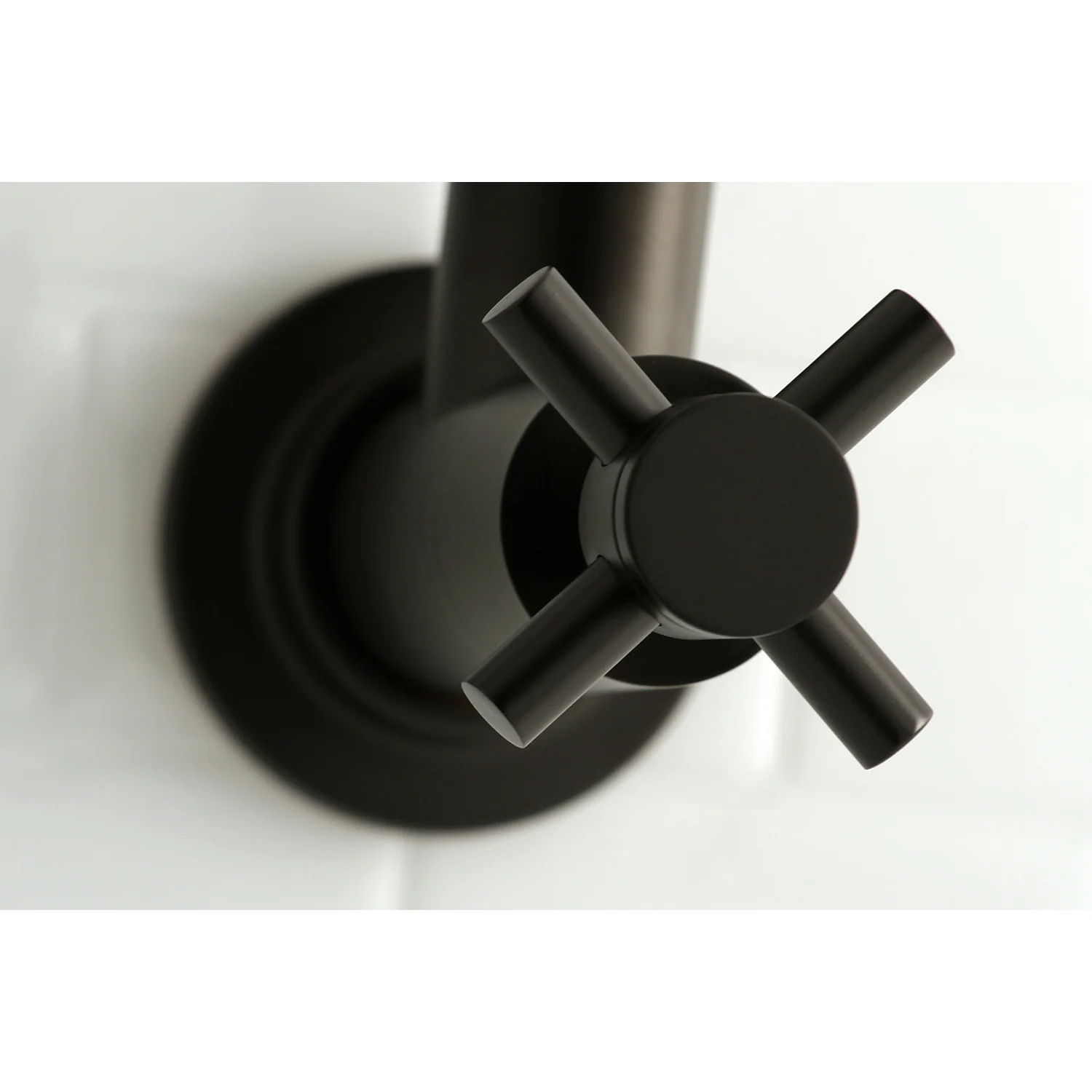 Kingston Sona KS8100DX - Concord Two-Handle 1-Hole Wall Mount Pot Filler Faucet, Matte Black - Image 3