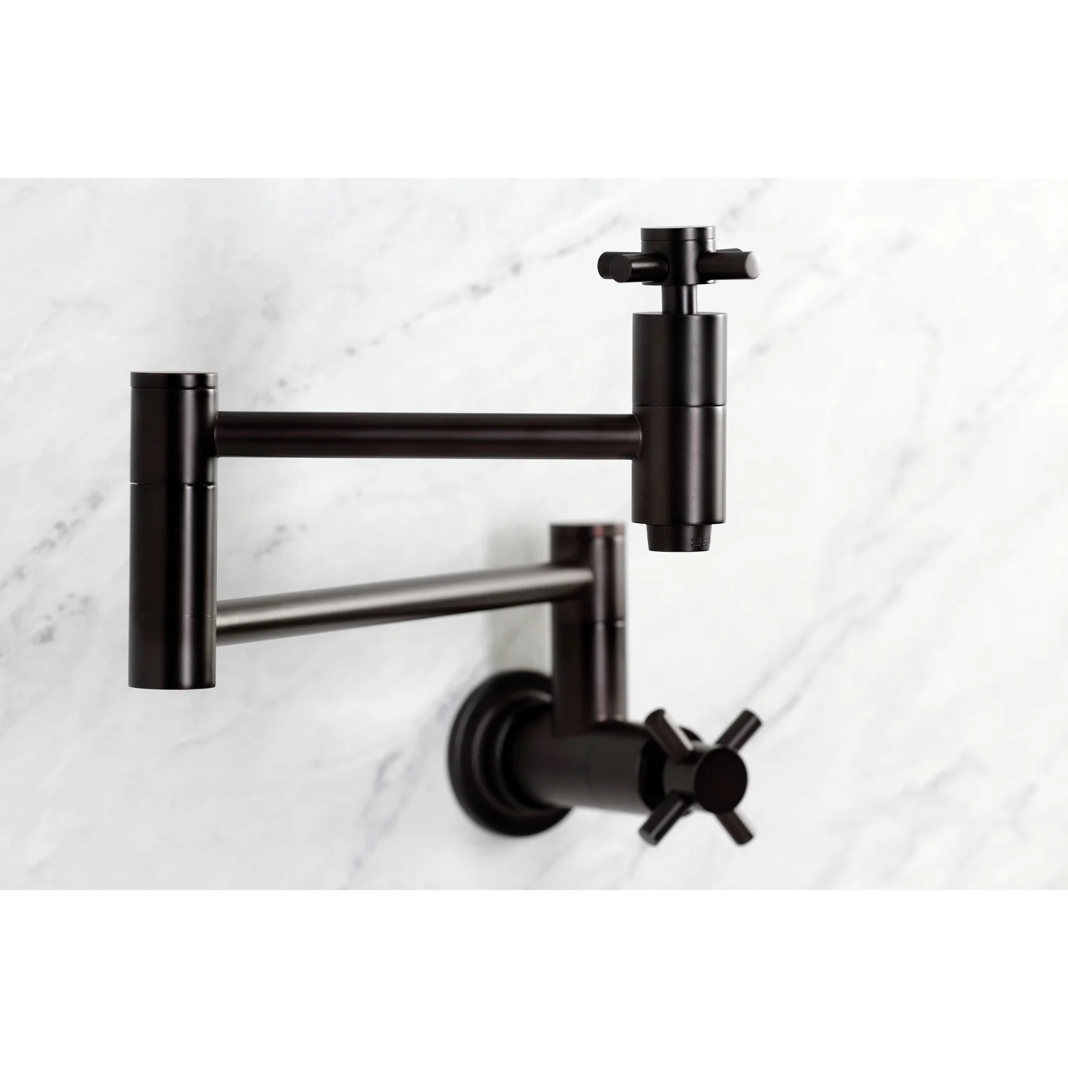 Kingston Sona KS8105DX - Concord Two-Handle 1-Hole Wall Mount Pot Filler Faucet, Oil Rubbed Bronze - Image 5