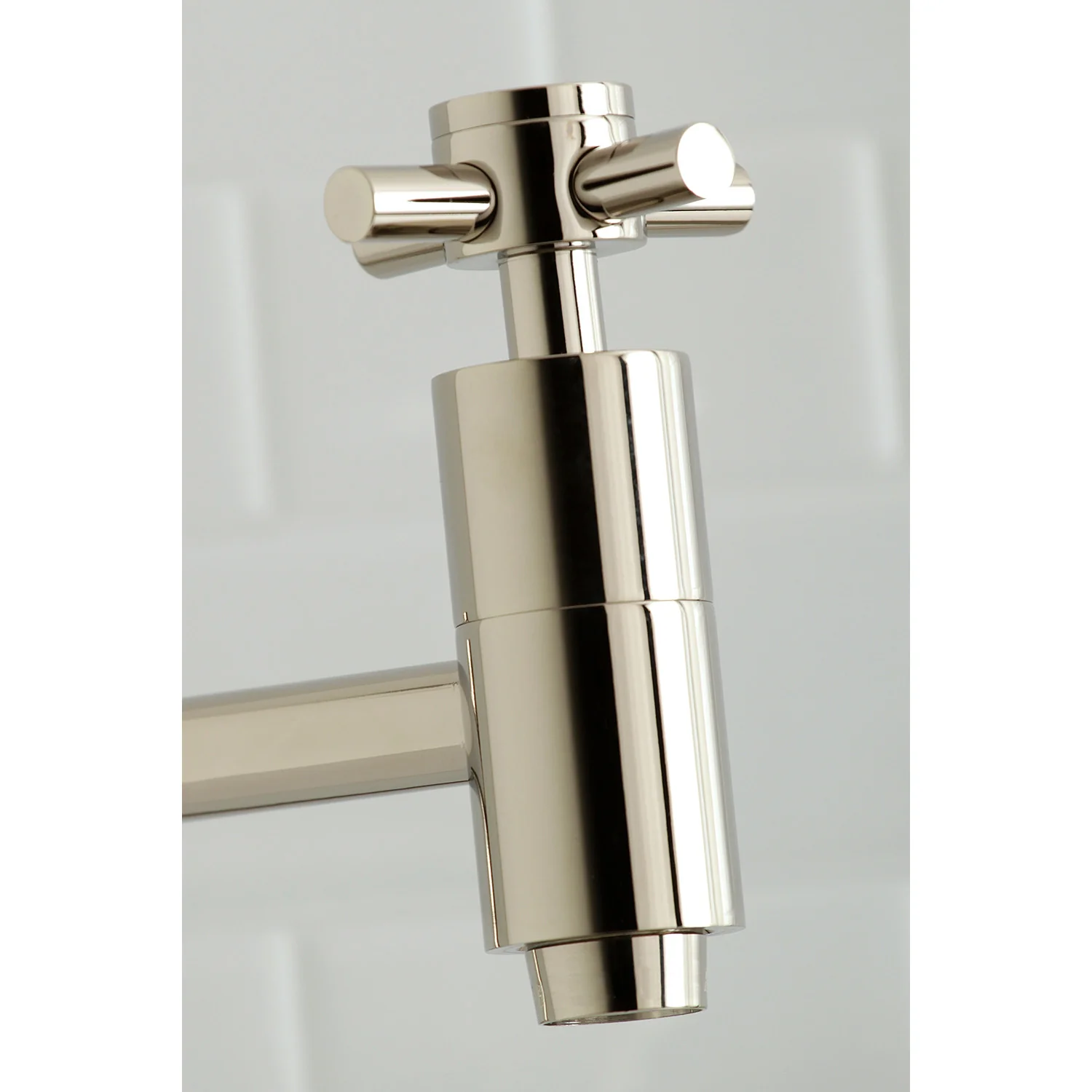 Kingston Sona KS8106DX - Concord Two-Handle 1-Hole Wall Mount Pot Filler Faucet, Polished Nickel - Image 5