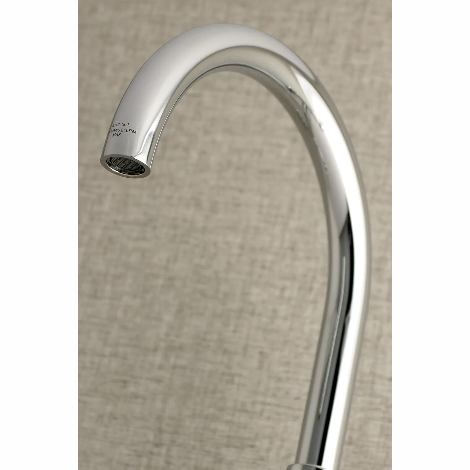 Kingston Sona KS814C - Concord Two-Handle 2-Hole Wall Mount Bridge Kitchen Faucet, Polished Chrome - Image 4
