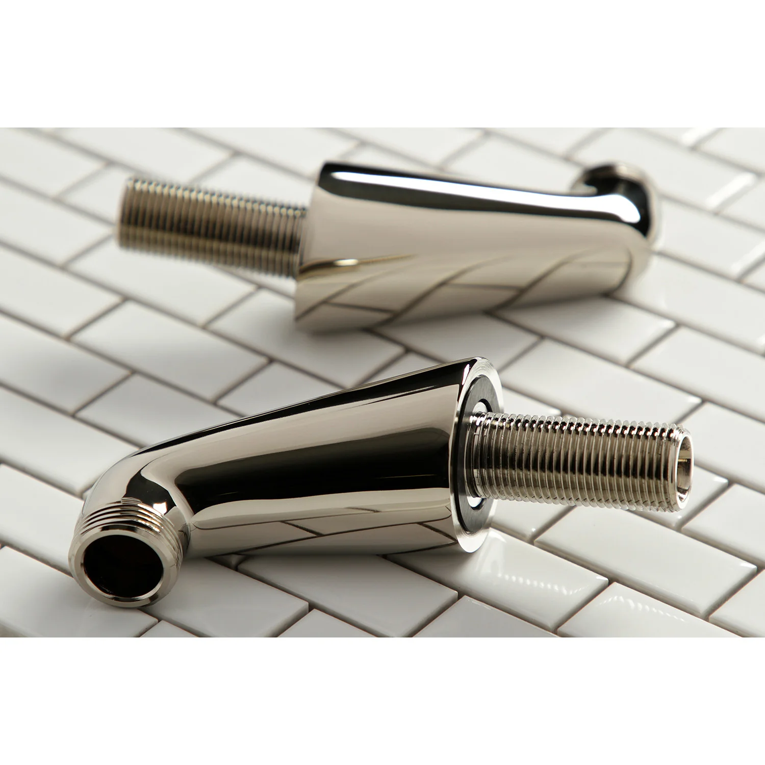Kingston Vintage KSEL267PN Brass Deck Mount Tub Faucet Riser (KS267PN), Polished Nickel - Image 2