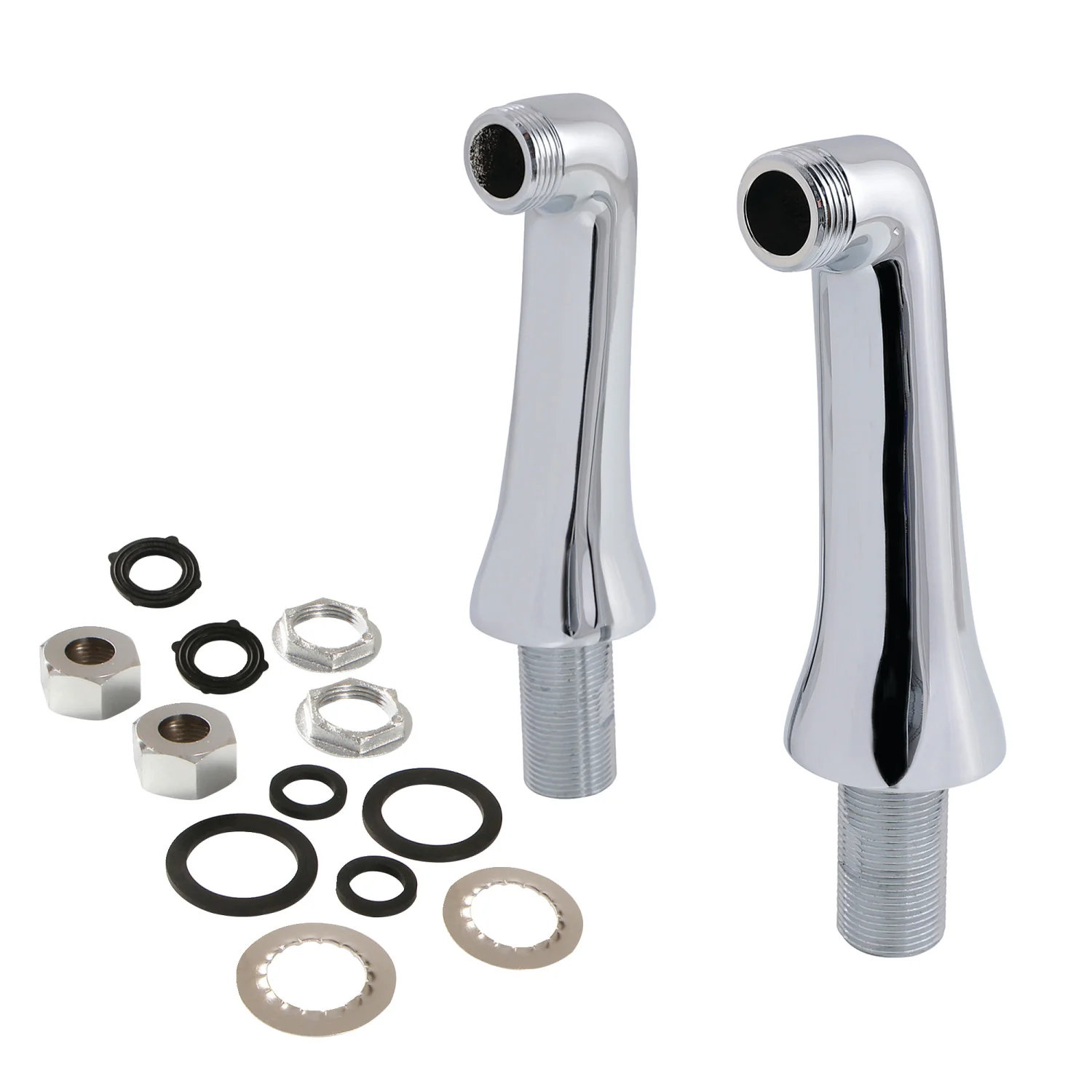 Kingston KSEL268C Brass Deck Mount Tub Faucet Riser (KS268C), Polished Chrome