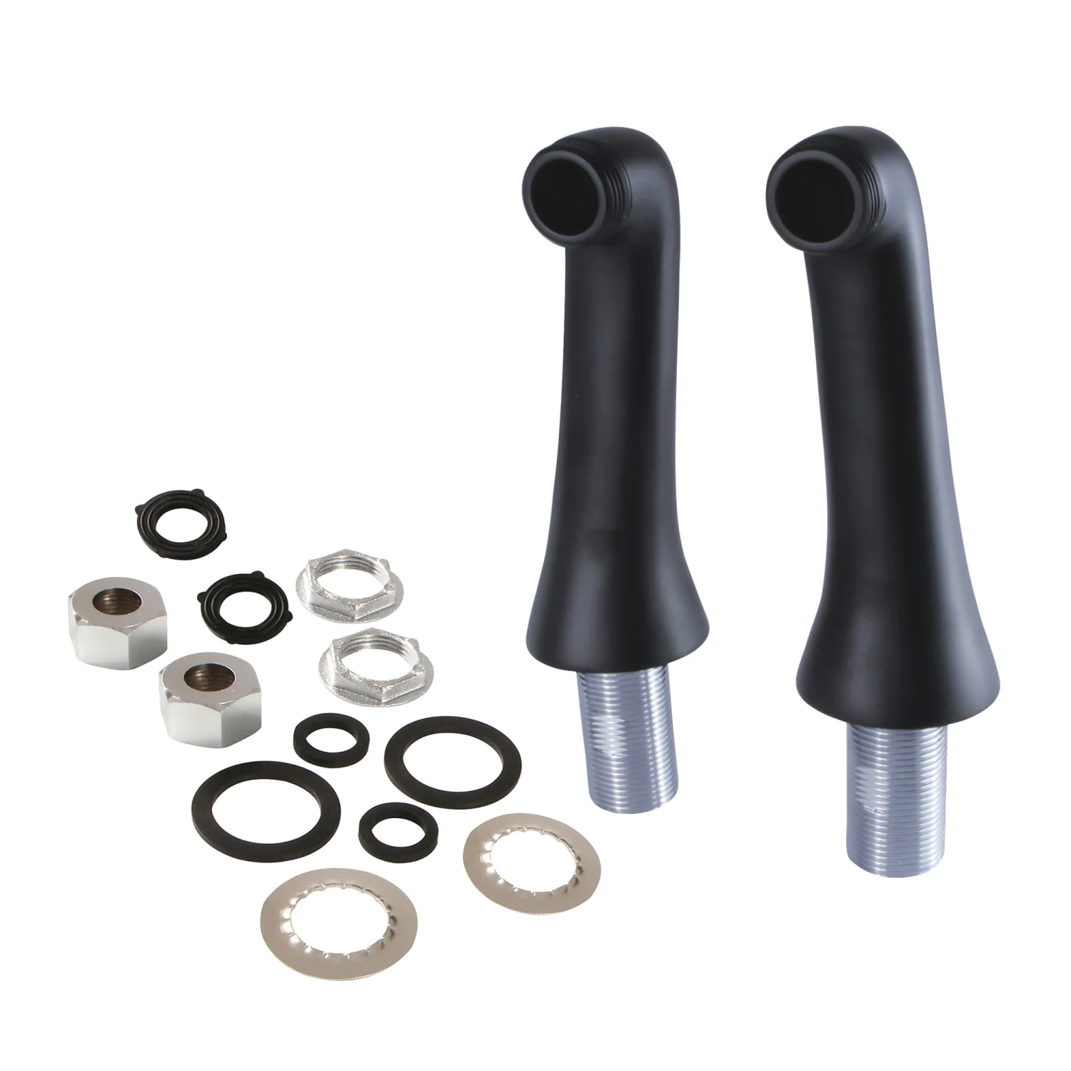 Kingston KSEL268MB Brass Deck Mount Tub Faucet Riser (KS268MB), Matte Black