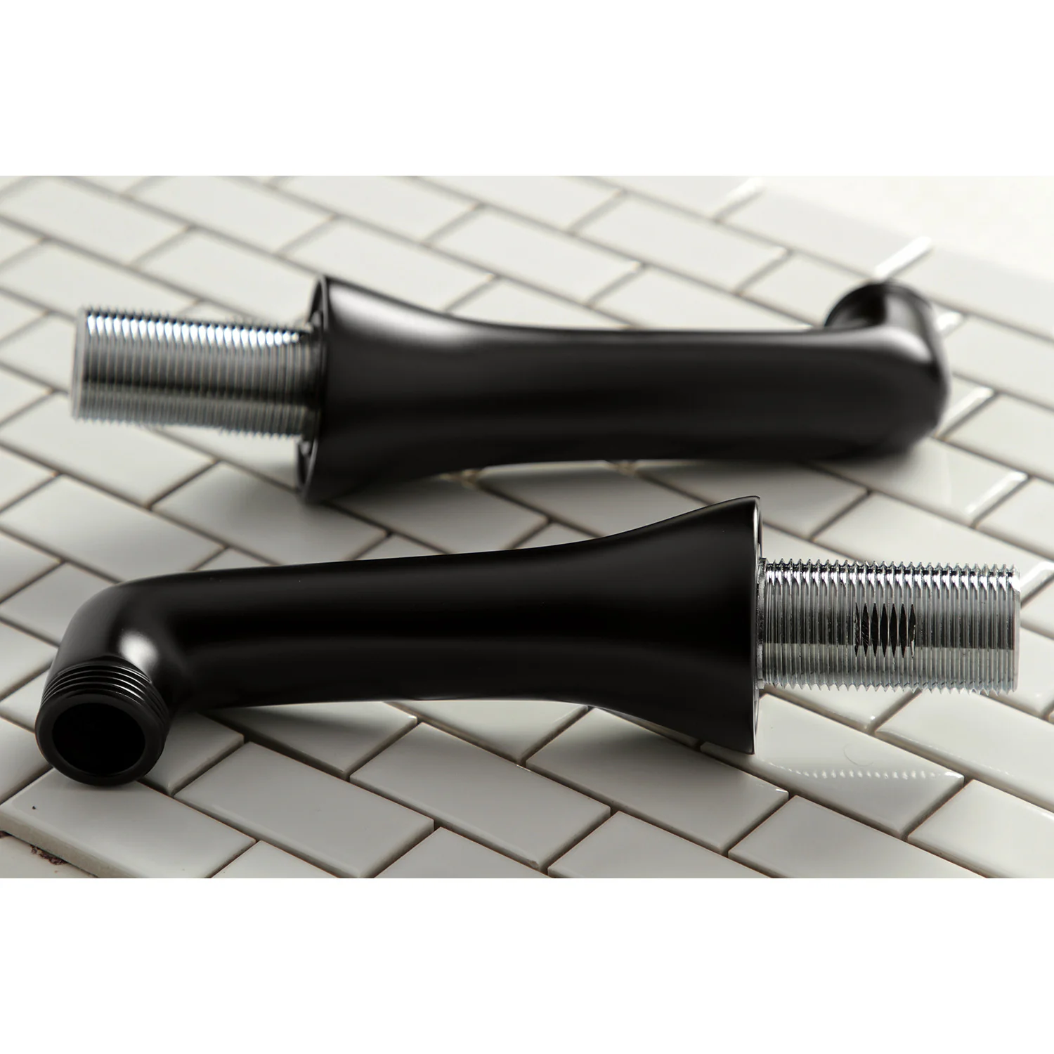 Kingston KSEL268MB Brass Deck Mount Tub Faucet Riser (KS268MB), Matte Black - Image 2