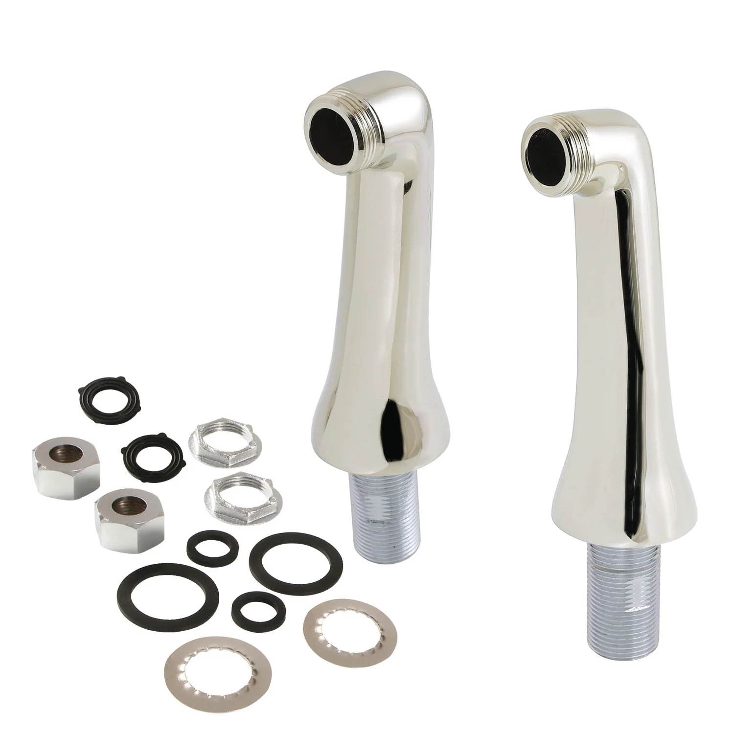 Kingston Vintage KSEL268PN Brass Deck Mount Tub Faucet Riser (KS268PN), Polished Nickel
