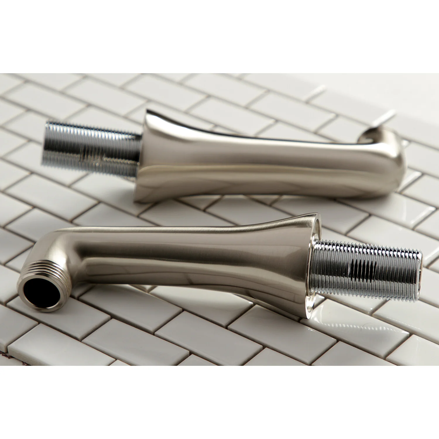 Kingston KSEL268SN Brass Deck Mount Tub Faucet Riser (KS268SN), Brushed Nickel - Image 2