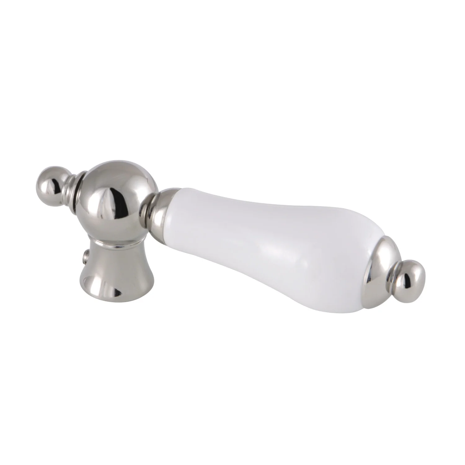Kingston Naples KSH1166PL Porcelain Lever Handle, Polished Nickel