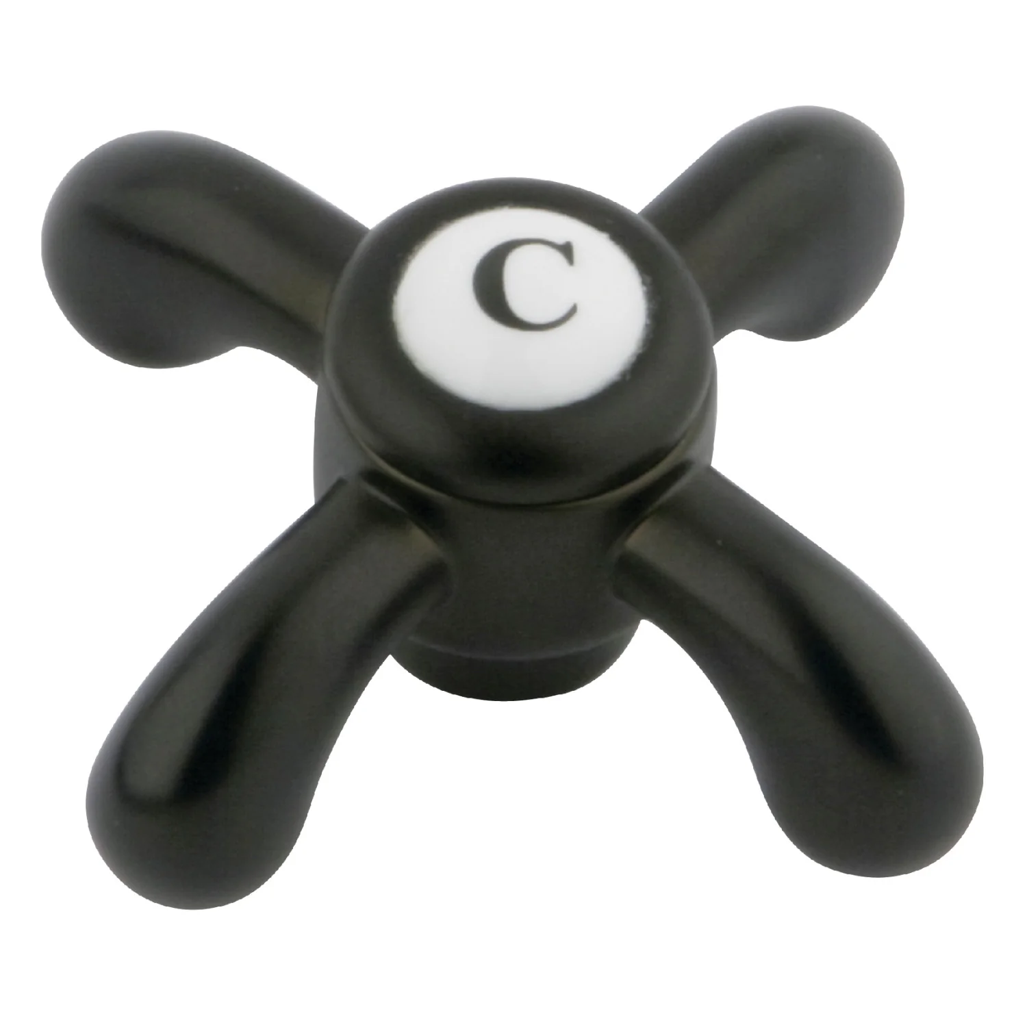 Kingston KSH1605TXC Metal Cross Handle (Cold Side), Oil Rubbed Bronze