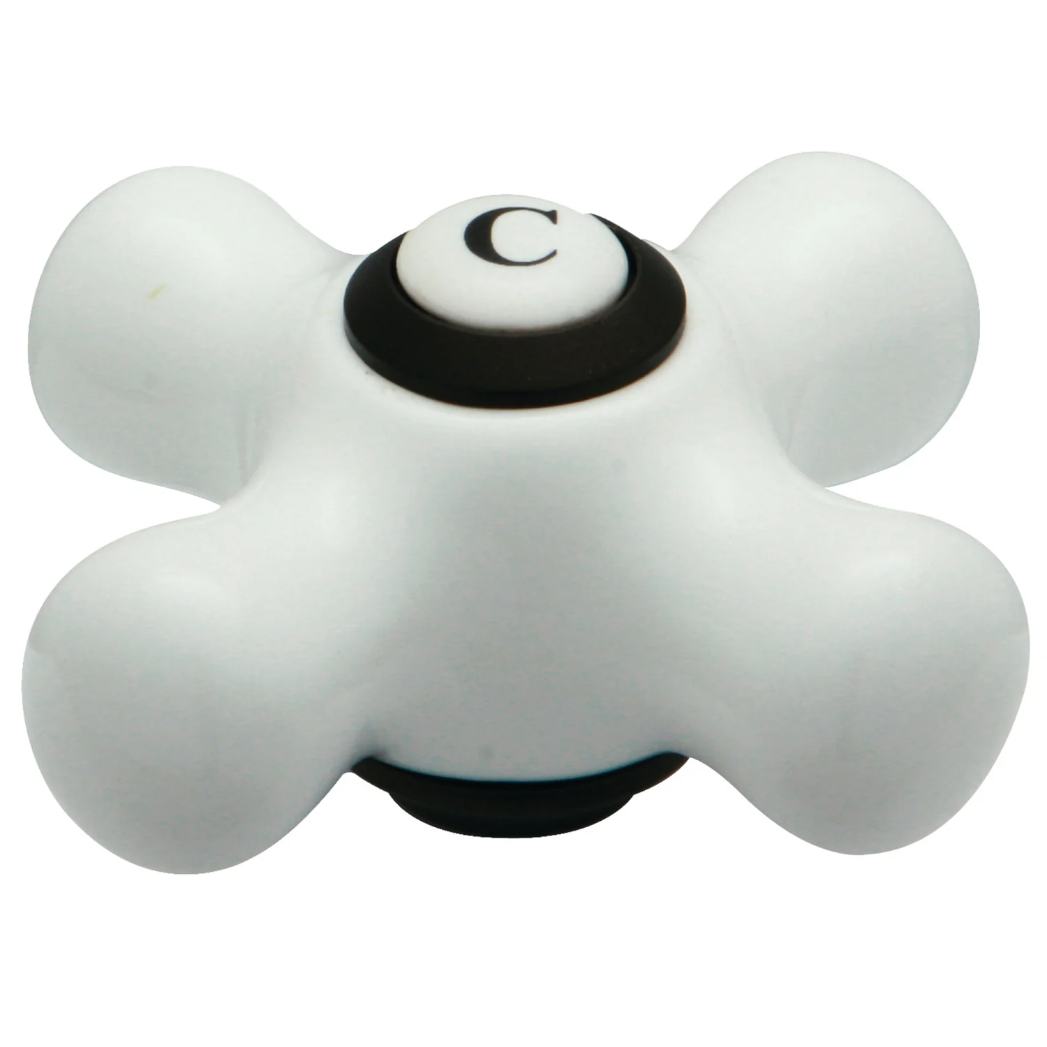 Kingston KSH3605PXC Porcelain Cross Handle (Cold Side), Oil Rubbed Bronze