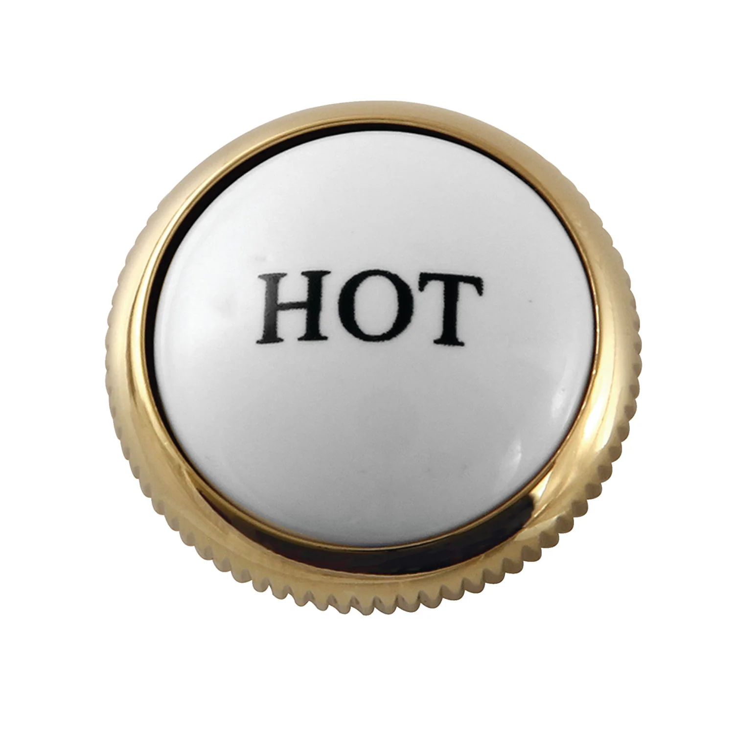 Kingston KSHI1162AXH Hot Handle Index Button, Polished Brass