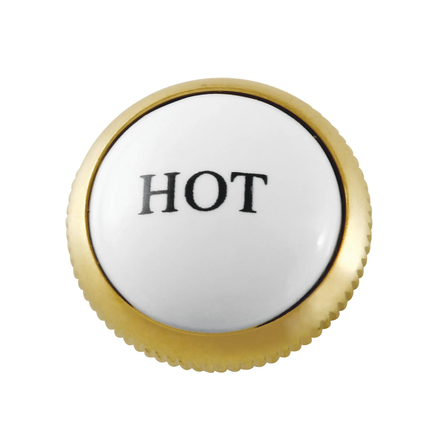 Kingston KSHI1167AXH Hot Handle Index Button, Brushed Brass