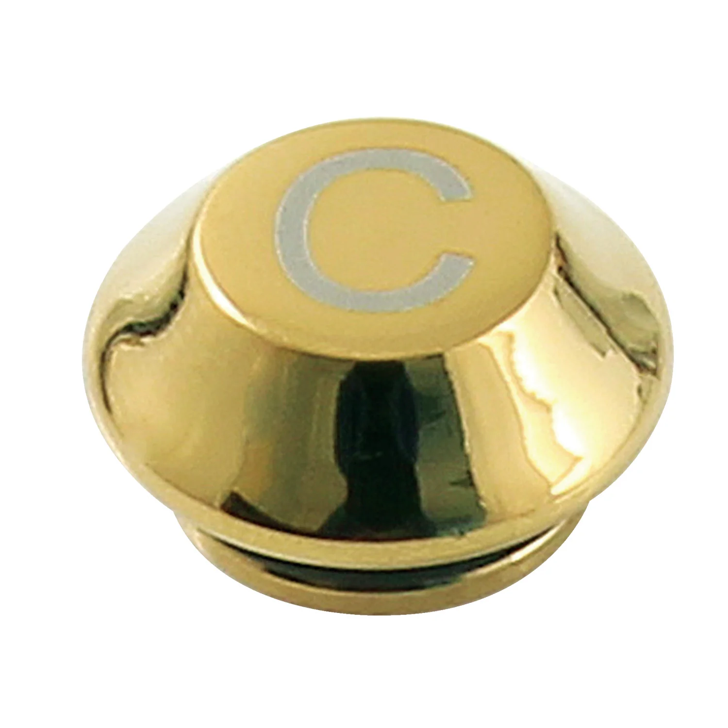 Kingston Kingston KSHI313PBC Cold Handle Index Button, Polished Brass