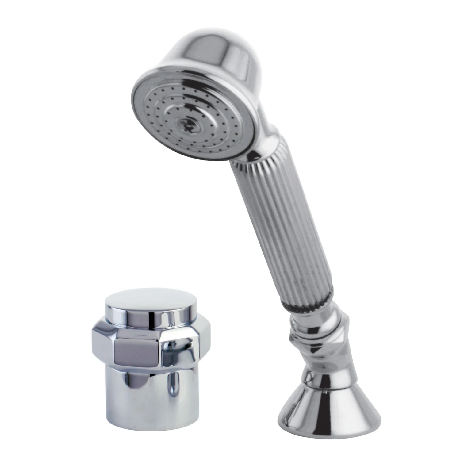 Kingston Tulare KSK2241ARTR Deck Mount Hand Shower with Diverter for Roman Tub Faucet, Polished Chrome