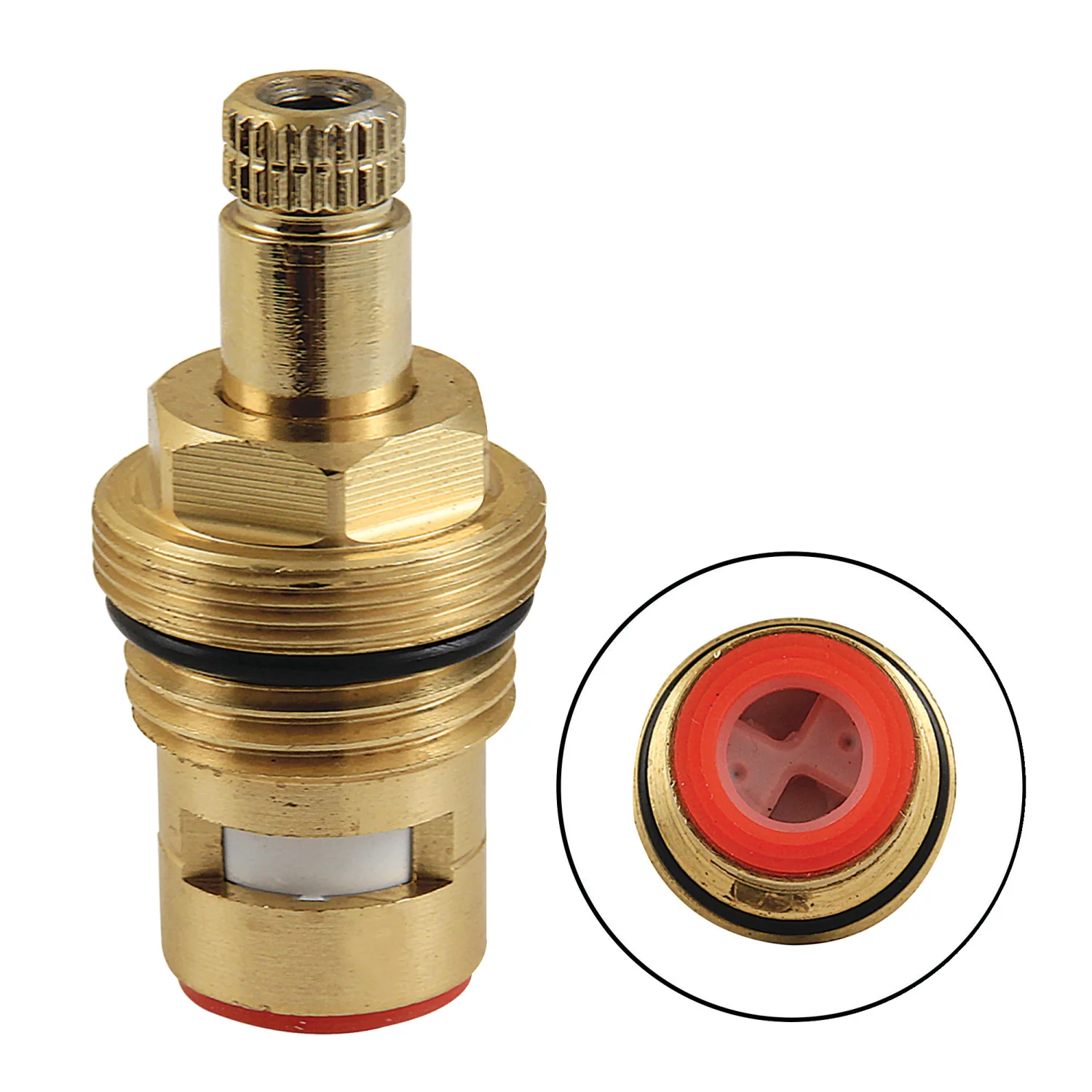 Kingston KSRP3192C Ceramic Disc Cartridge (1 Piece), Polished Brass